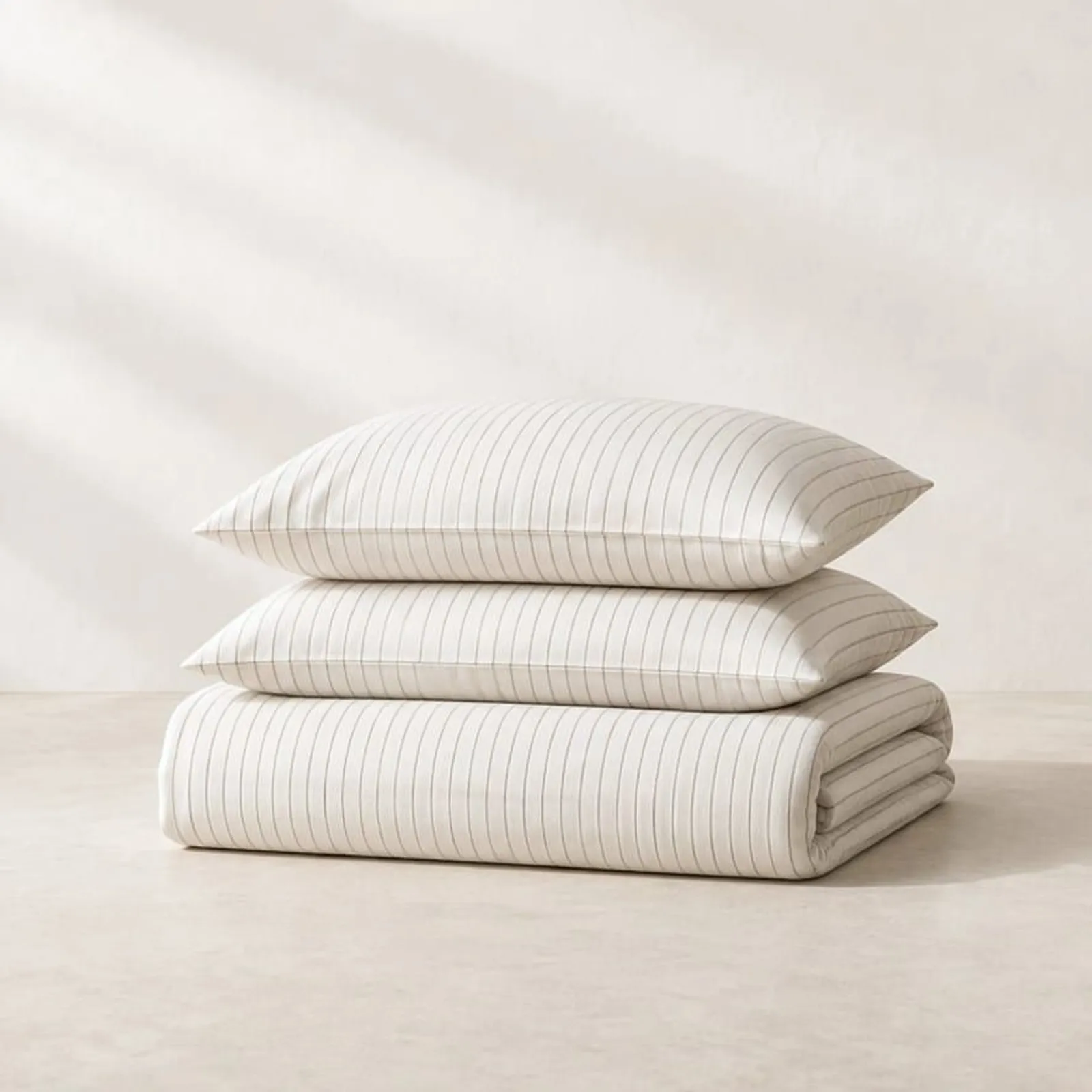 Parure de lit Pors blanc craie III