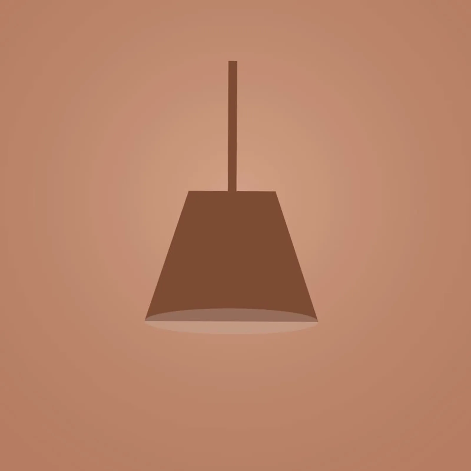 Taklampa Gran Terrakotta