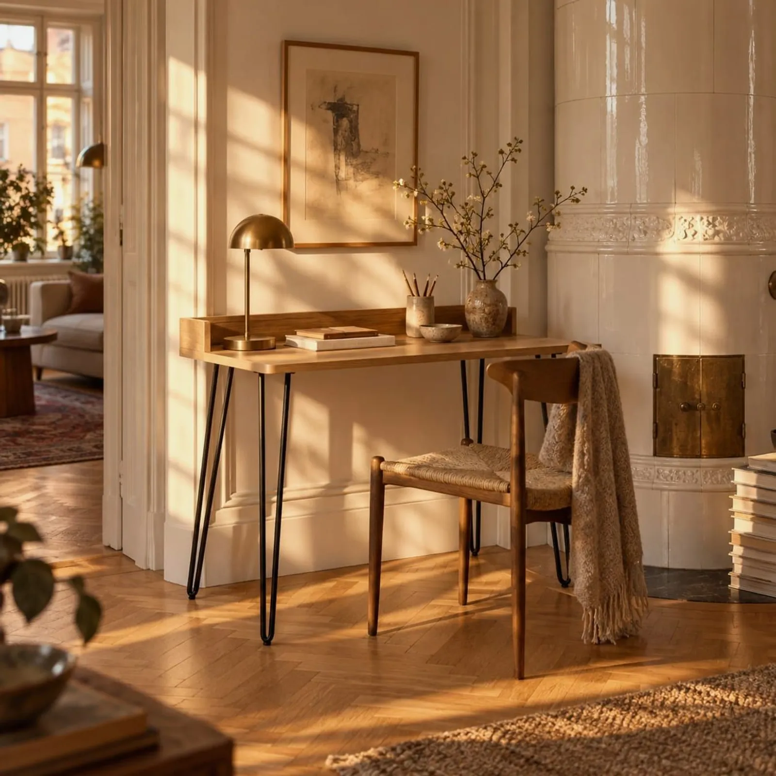 Bureau Vete en frêne - miniature 2