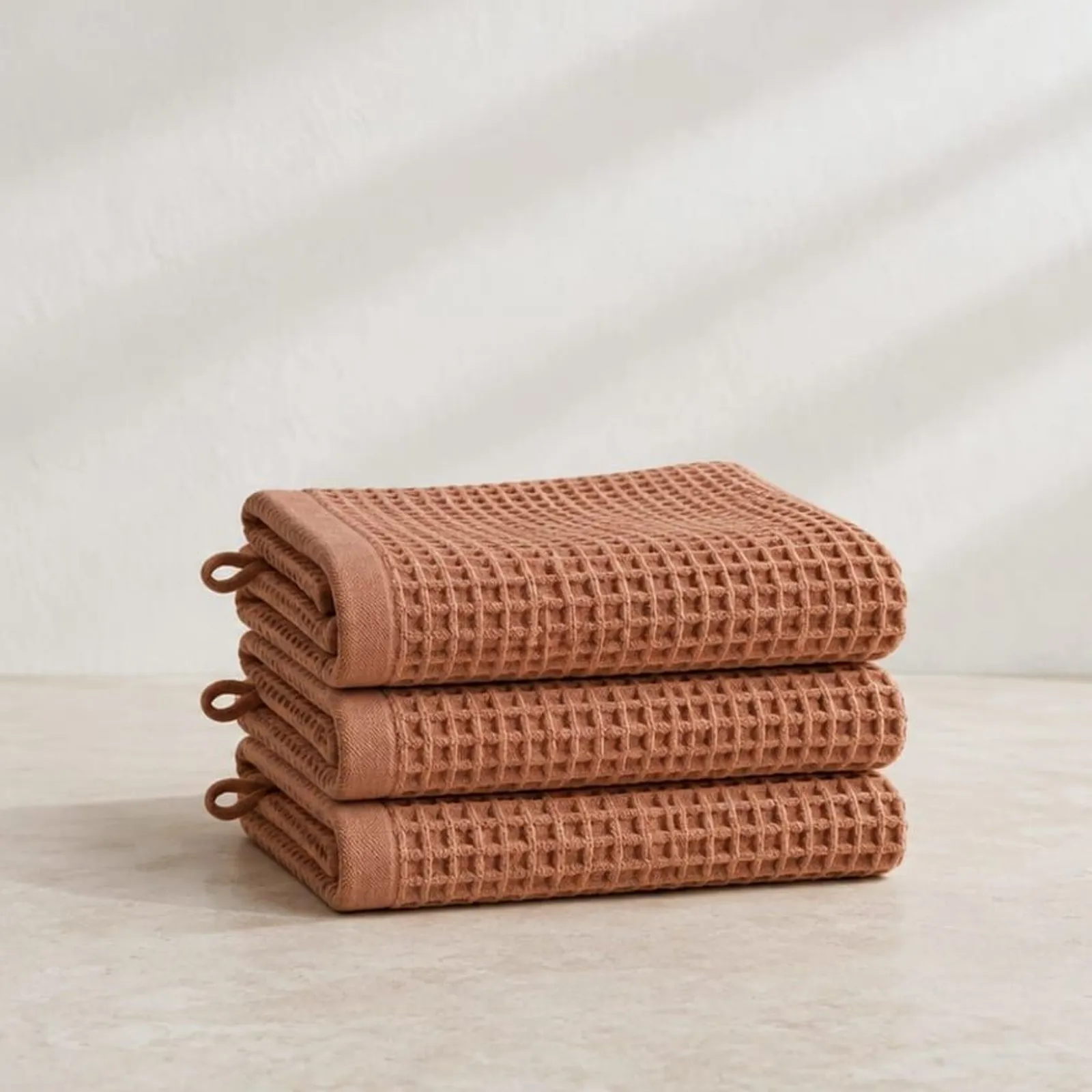 Serviette Äng terracotta II