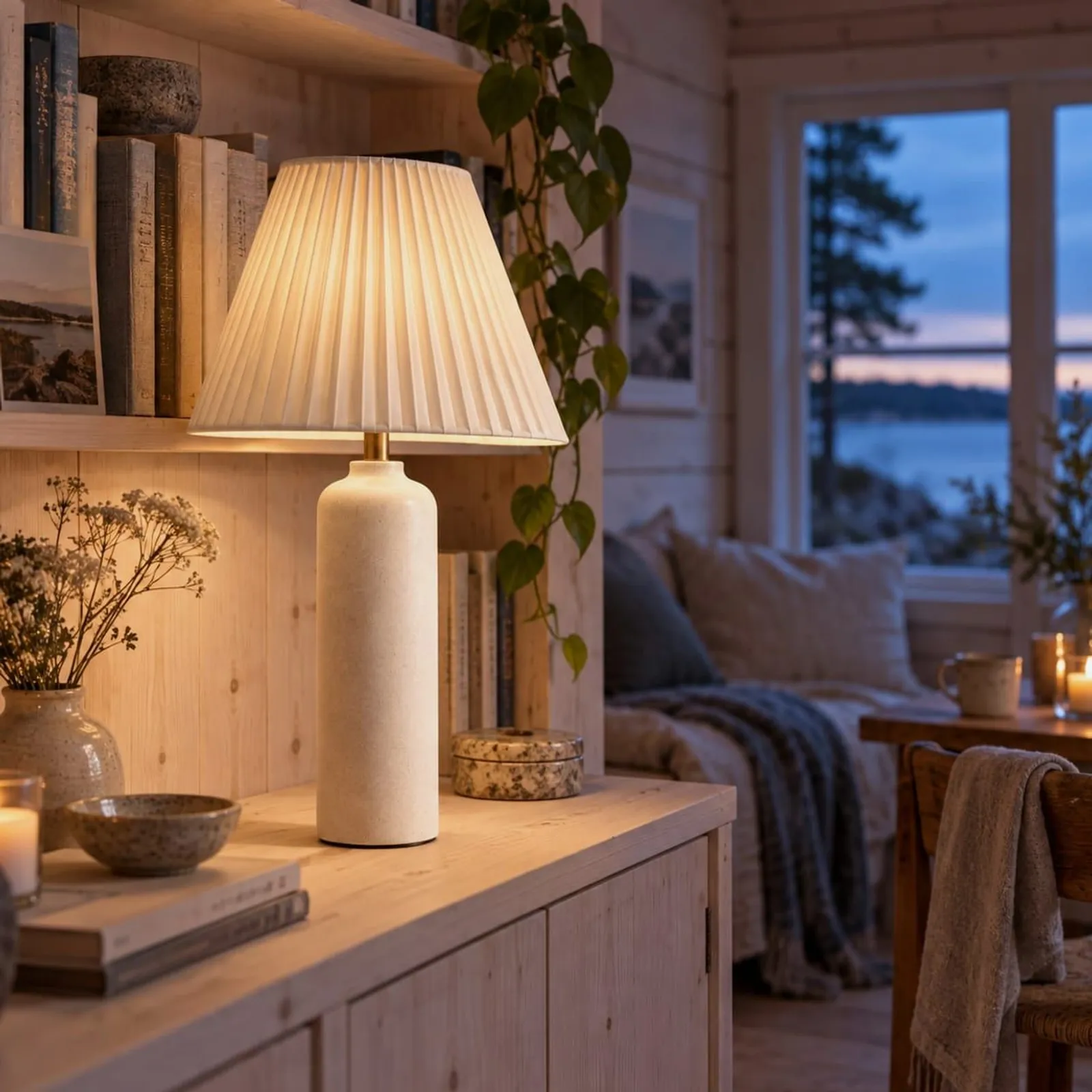 Bordslampa Malört Kritvit II - miniatyr 2