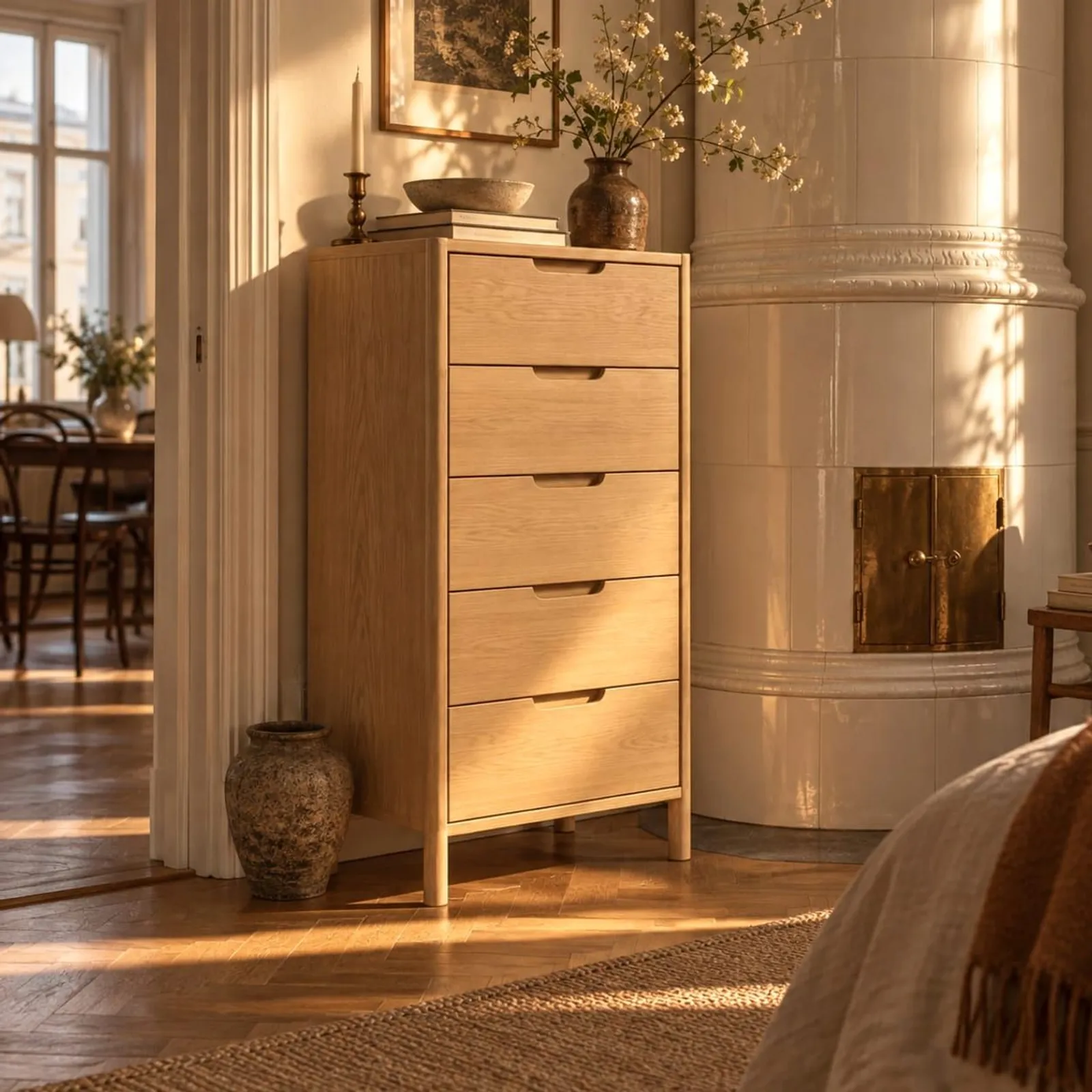 Commode Råg en chêne - miniature 2