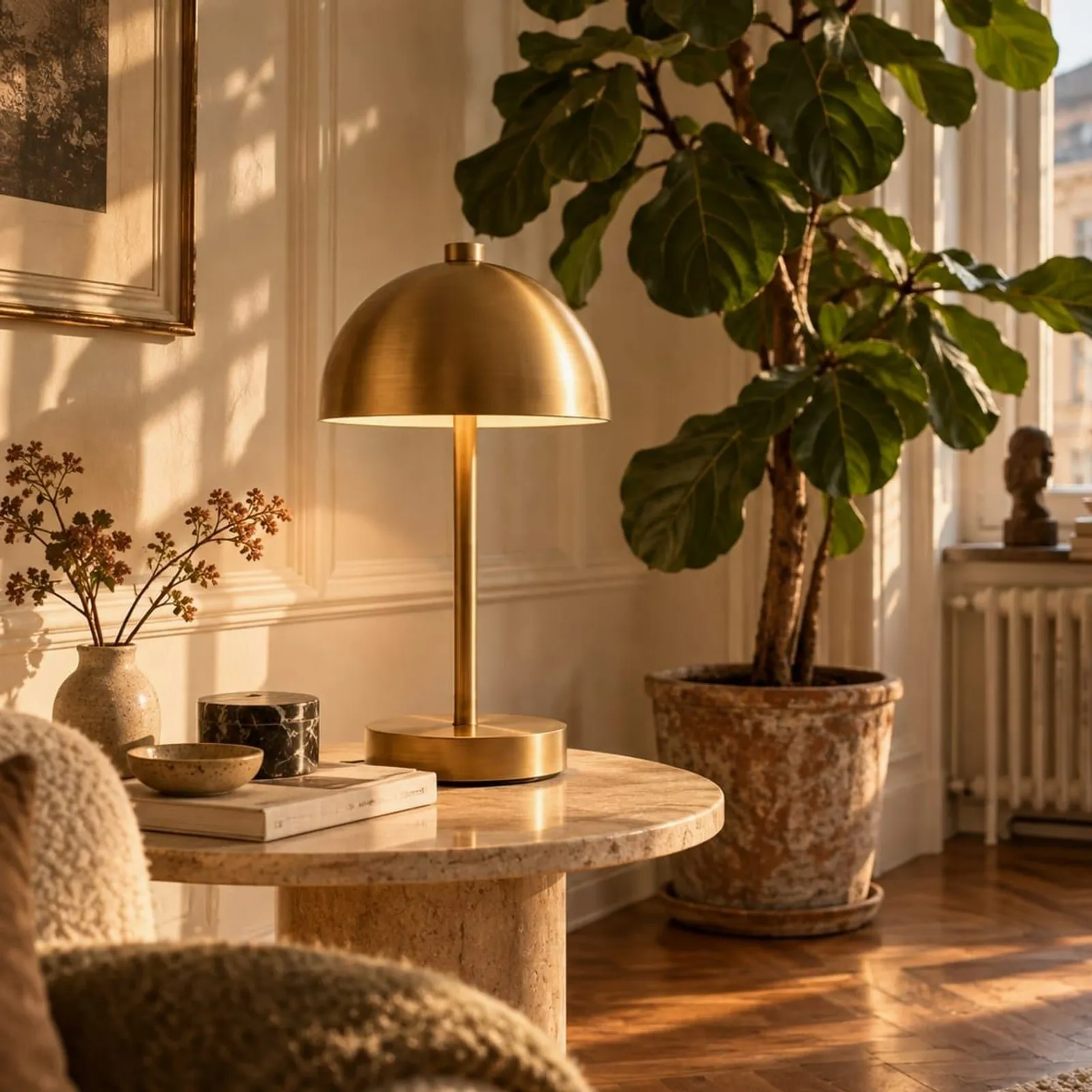 Lampe de table Enen ocre VI - miniature 2