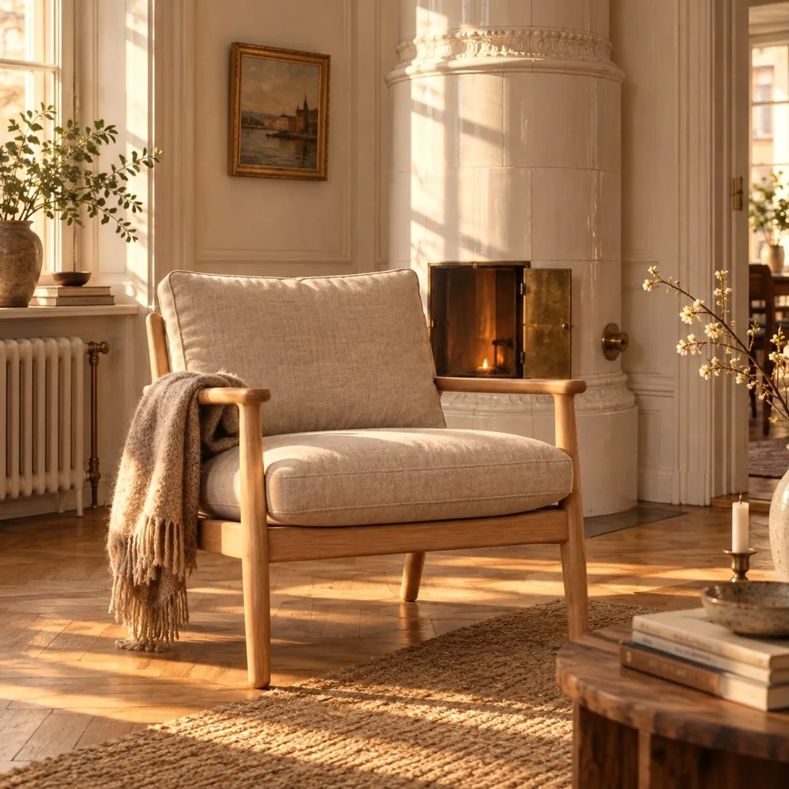 Fauteuil Slån lin IV - miniature 2