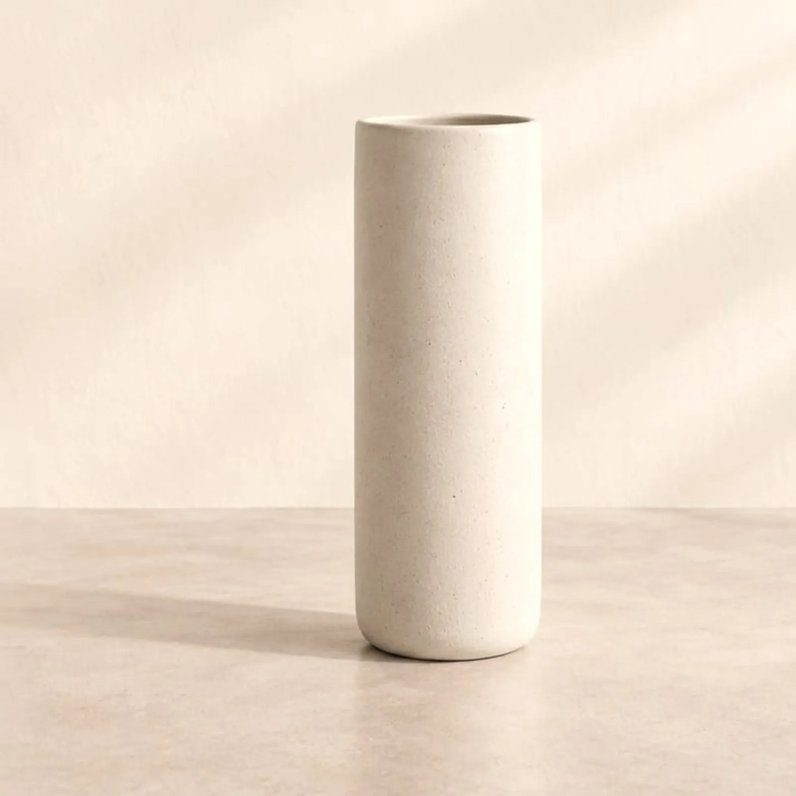 Vase Strand blanc craie V
