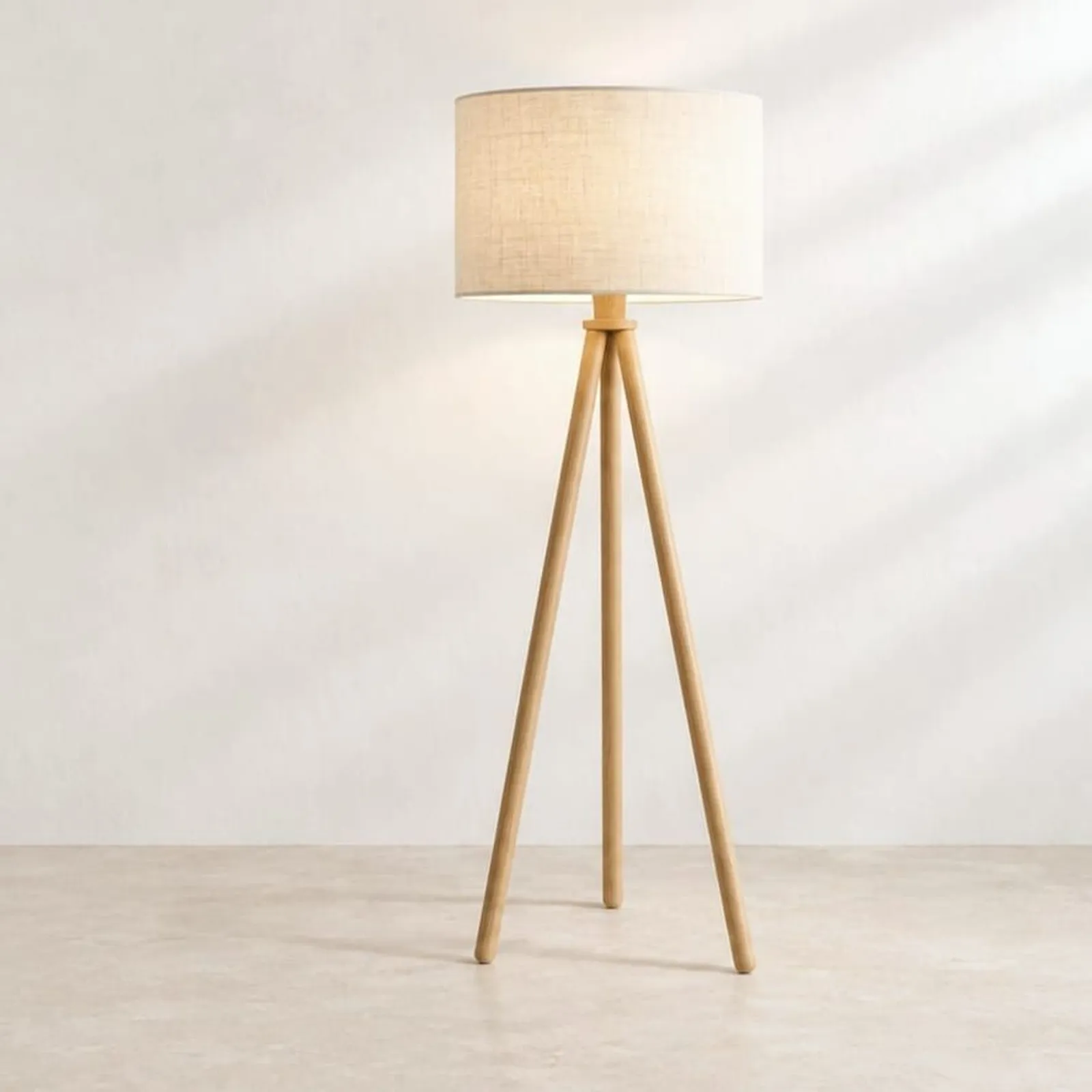 Golvlampa Hägg Natur II - miniatyr 1
