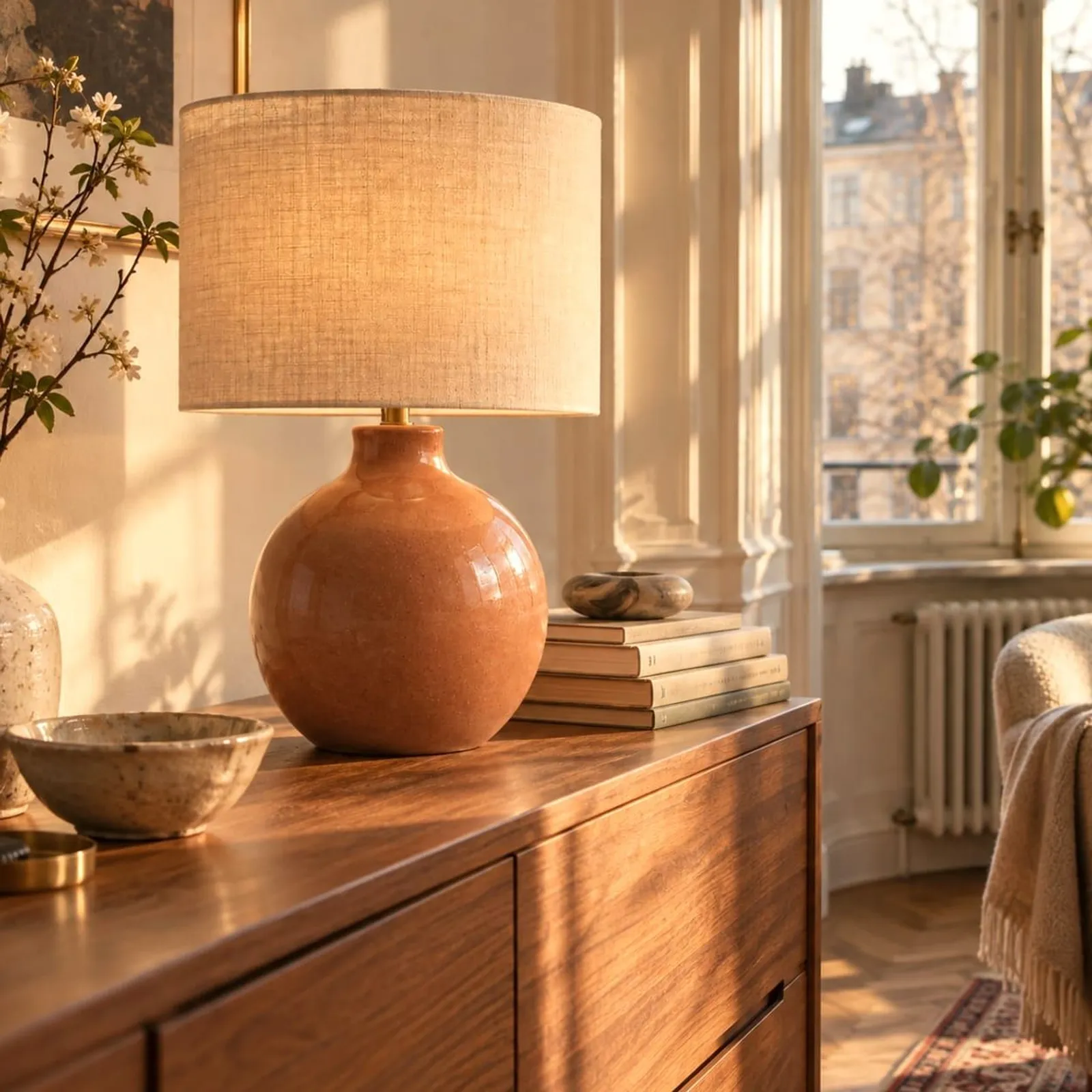 Lampe de table Hamn blanc craie II - miniature 2