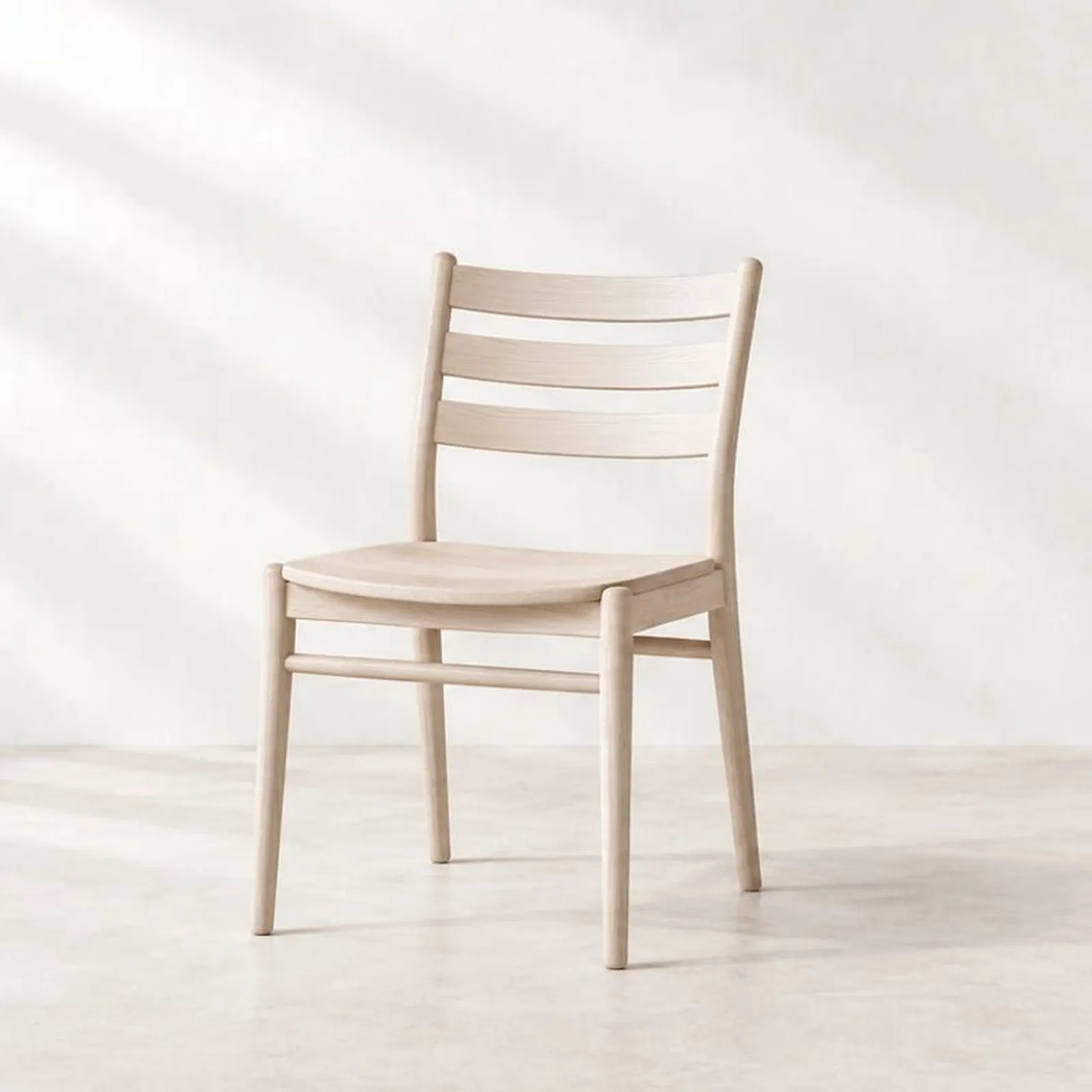 Chaise Timjan blanc craie