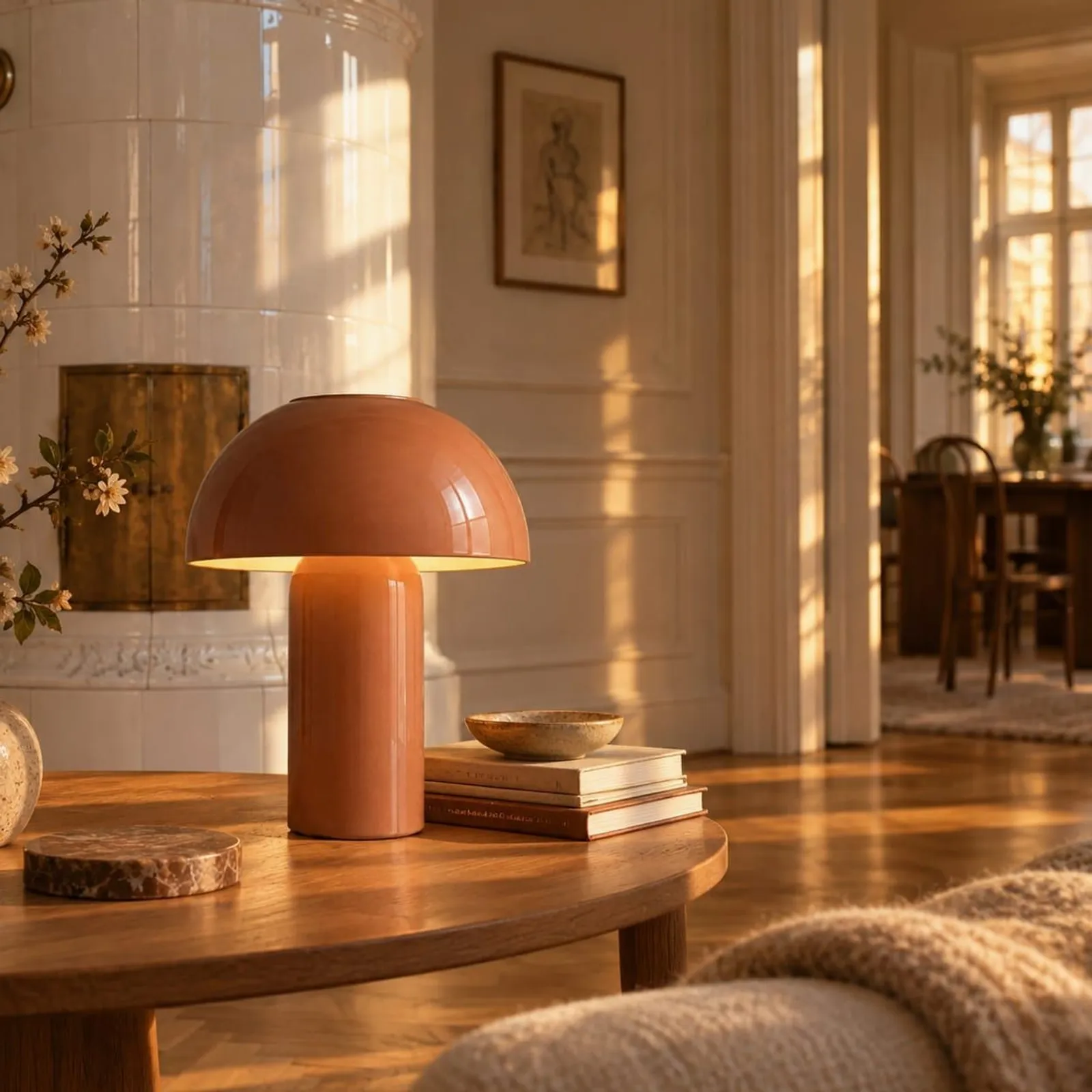 Lampe de table Hampa terracotta II - miniature 2