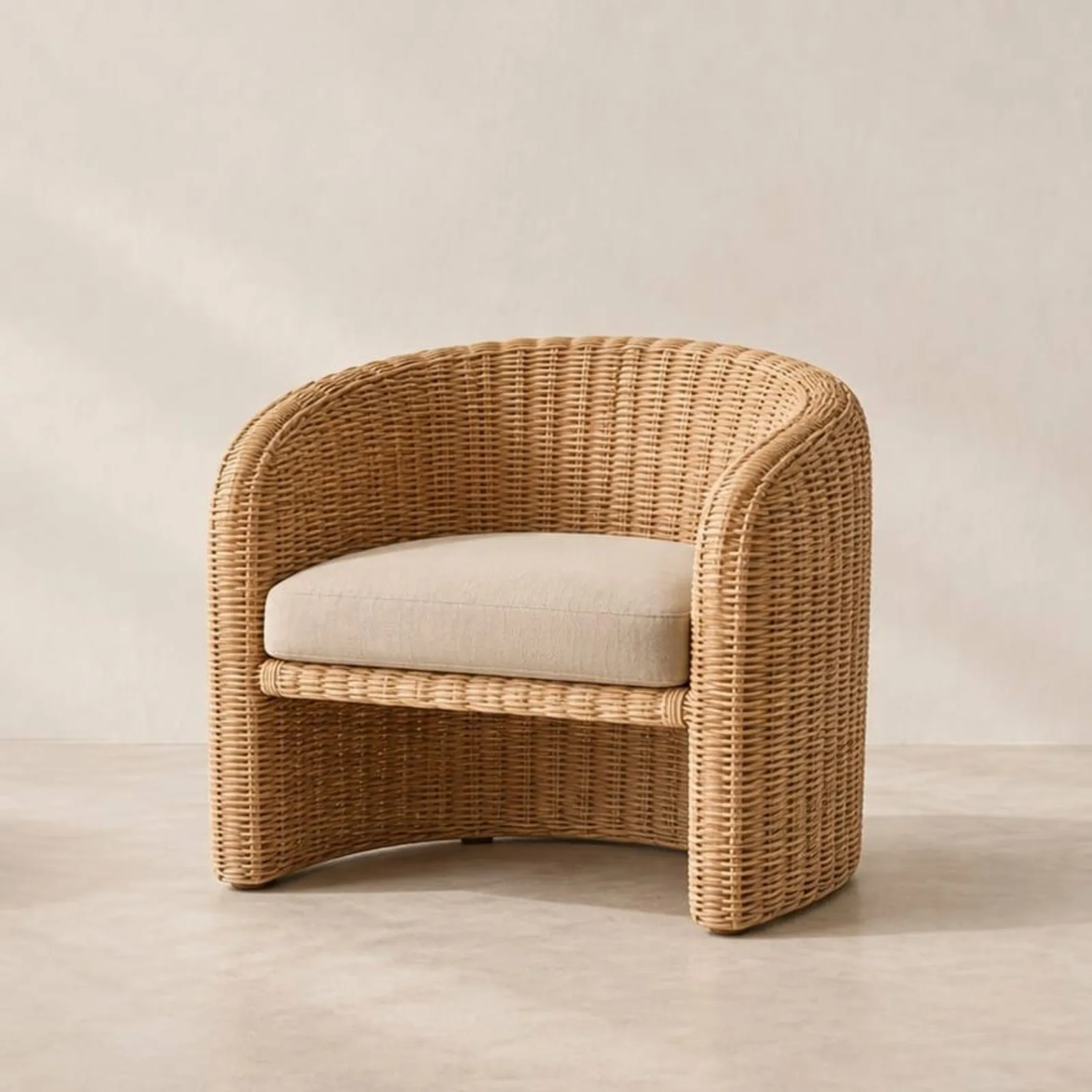 Fauteuil Näset en rotin - miniature 1