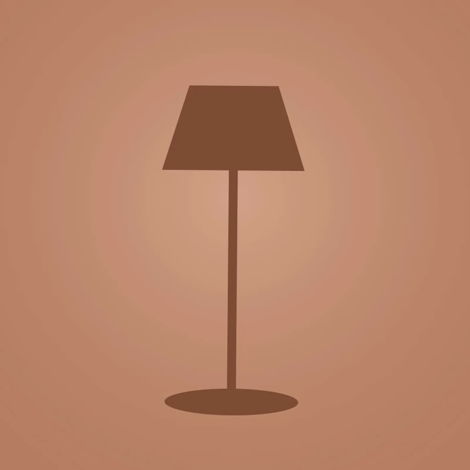 Golvlampa Lin Terrakotta