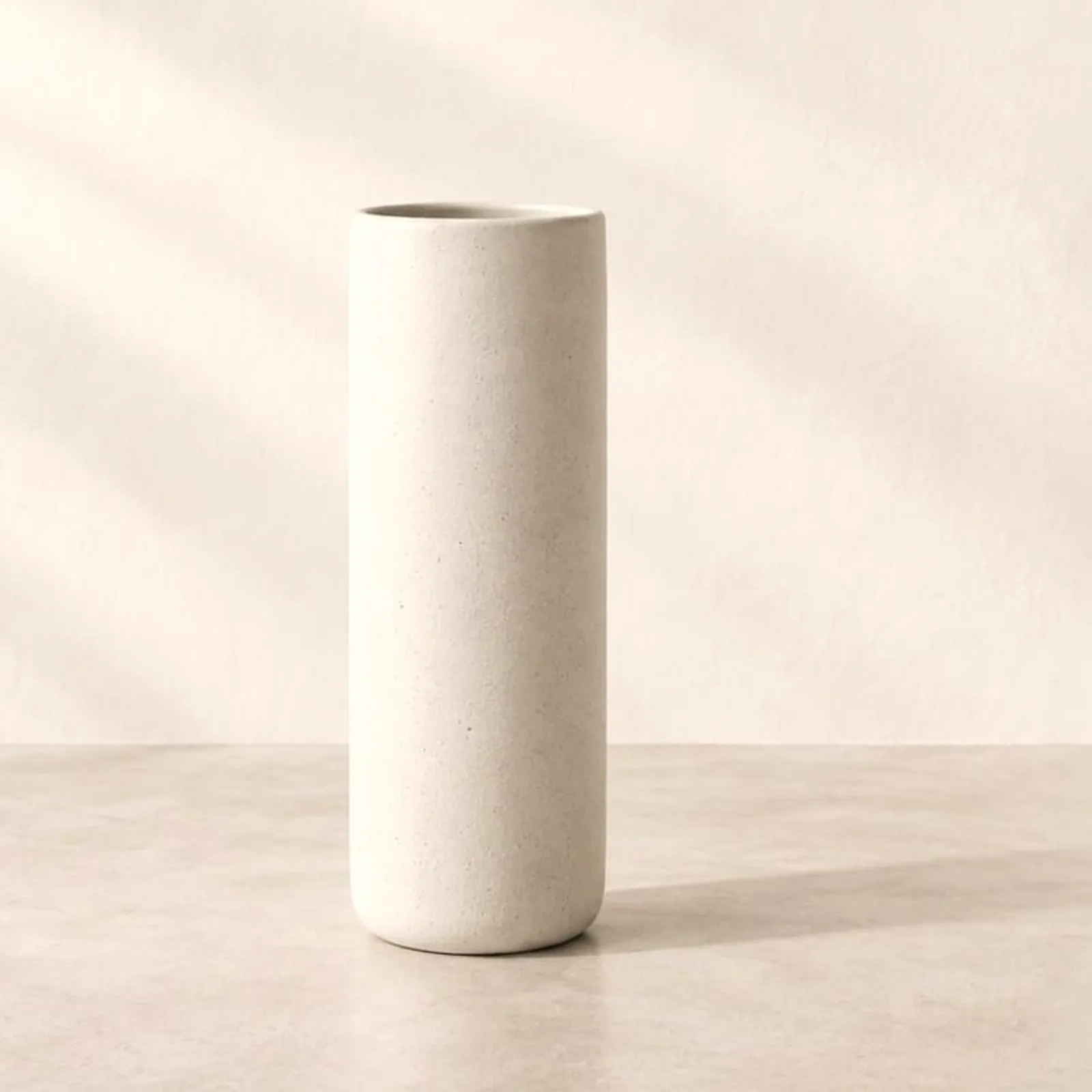 Vase Slån blanc craie II
