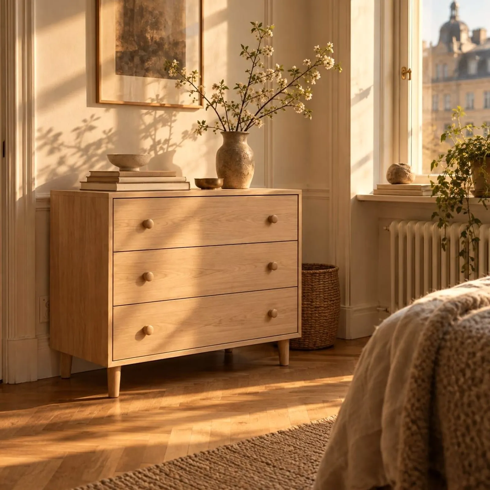 Commode Lind en bouleau - miniature 2
