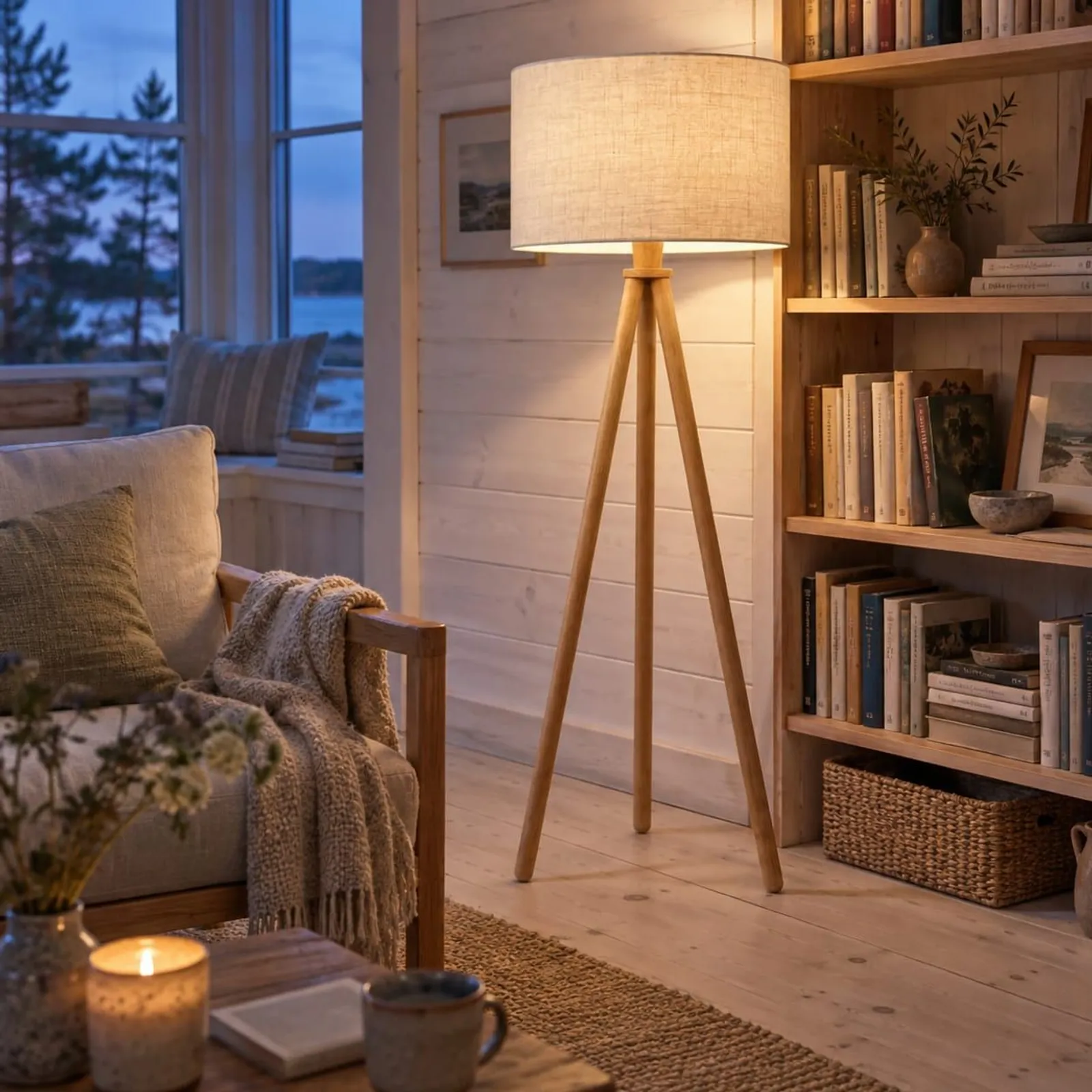 Lampadaire Dal naturel III - miniature 3