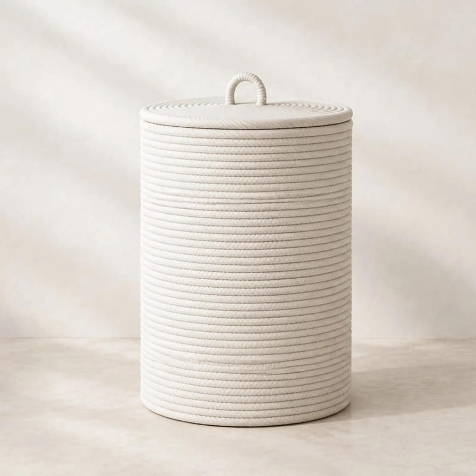 Panier Linet blanc craie