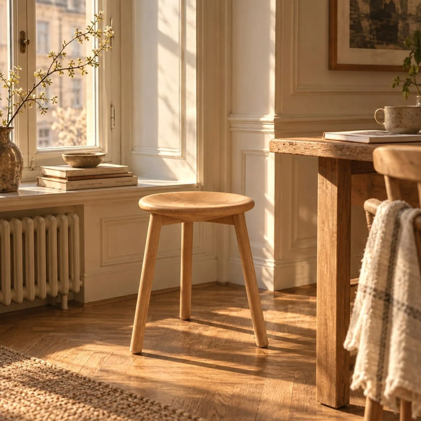 Tabouret Pors charbon - miniature 2