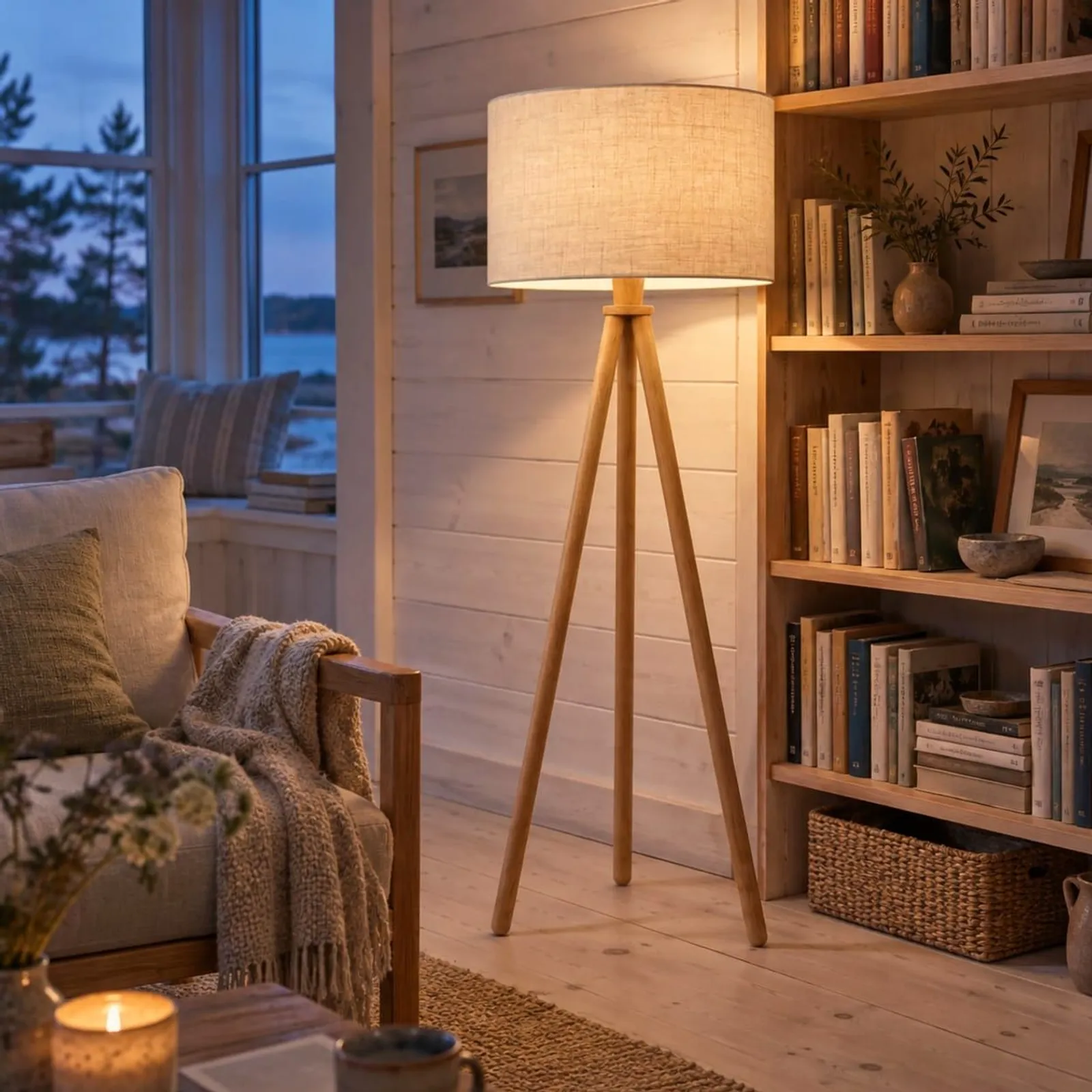 Lampadaire Äng naturel V - miniature 3