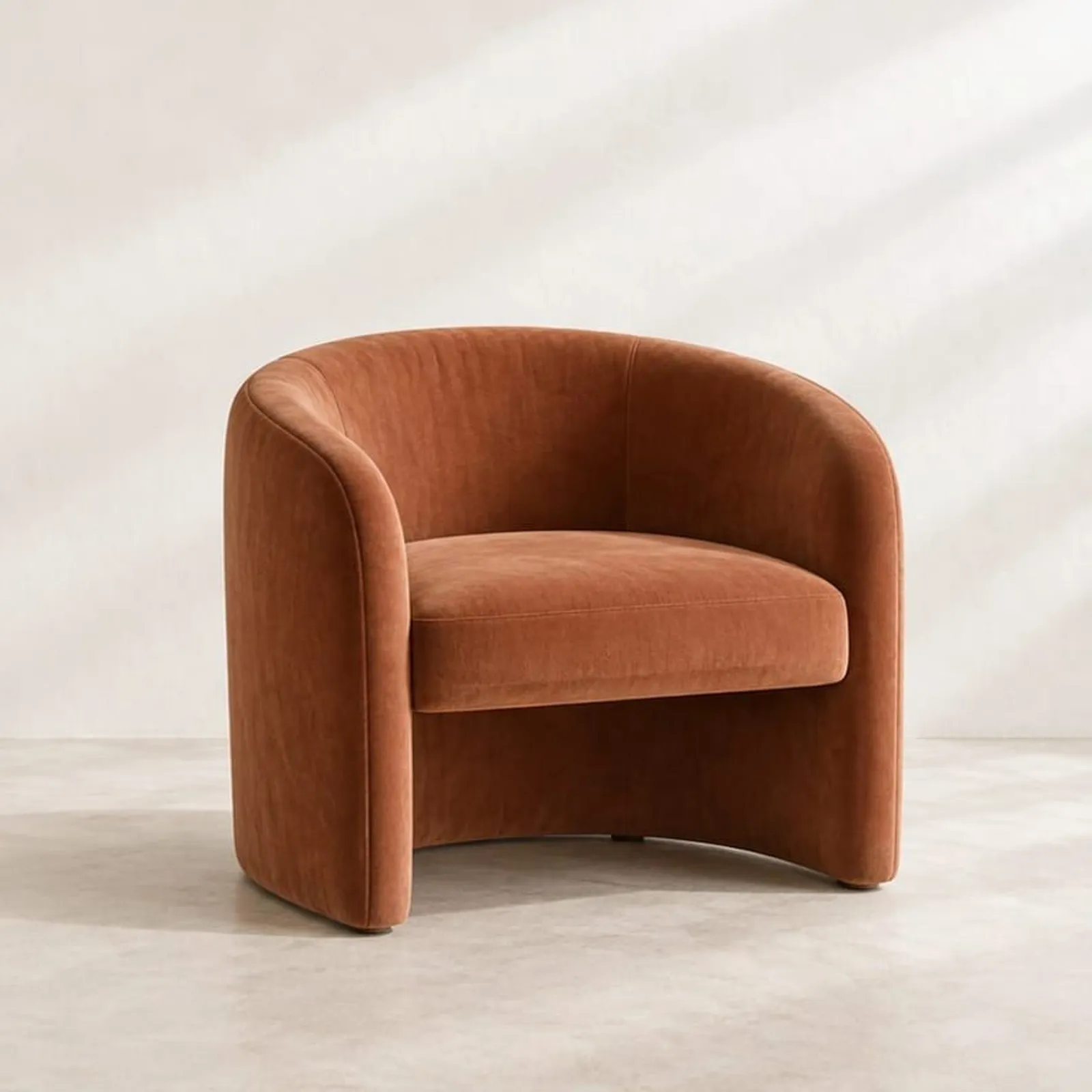 Fauteuil Torö en velours - miniature 1