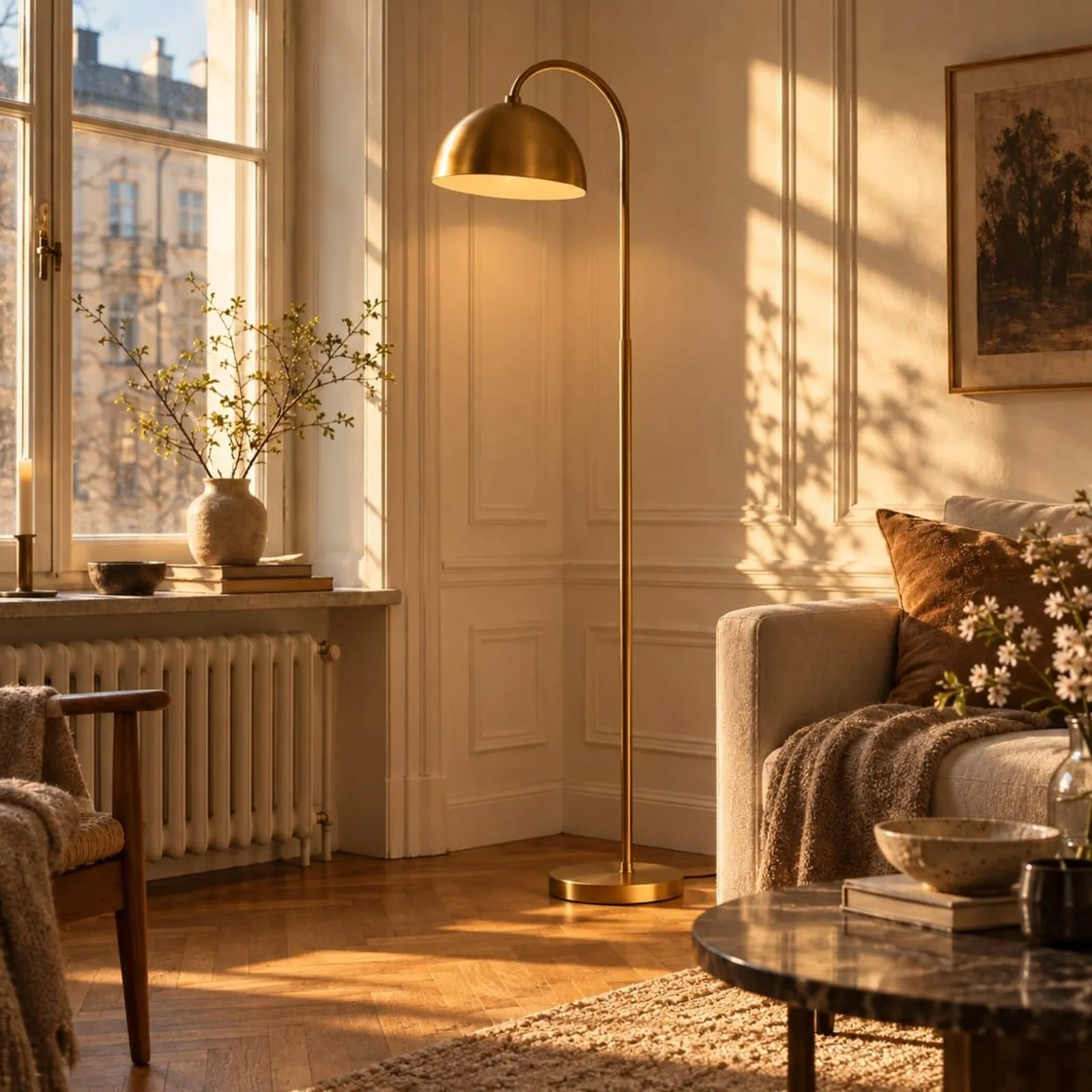Lampadaire Vall charbon - miniature 2