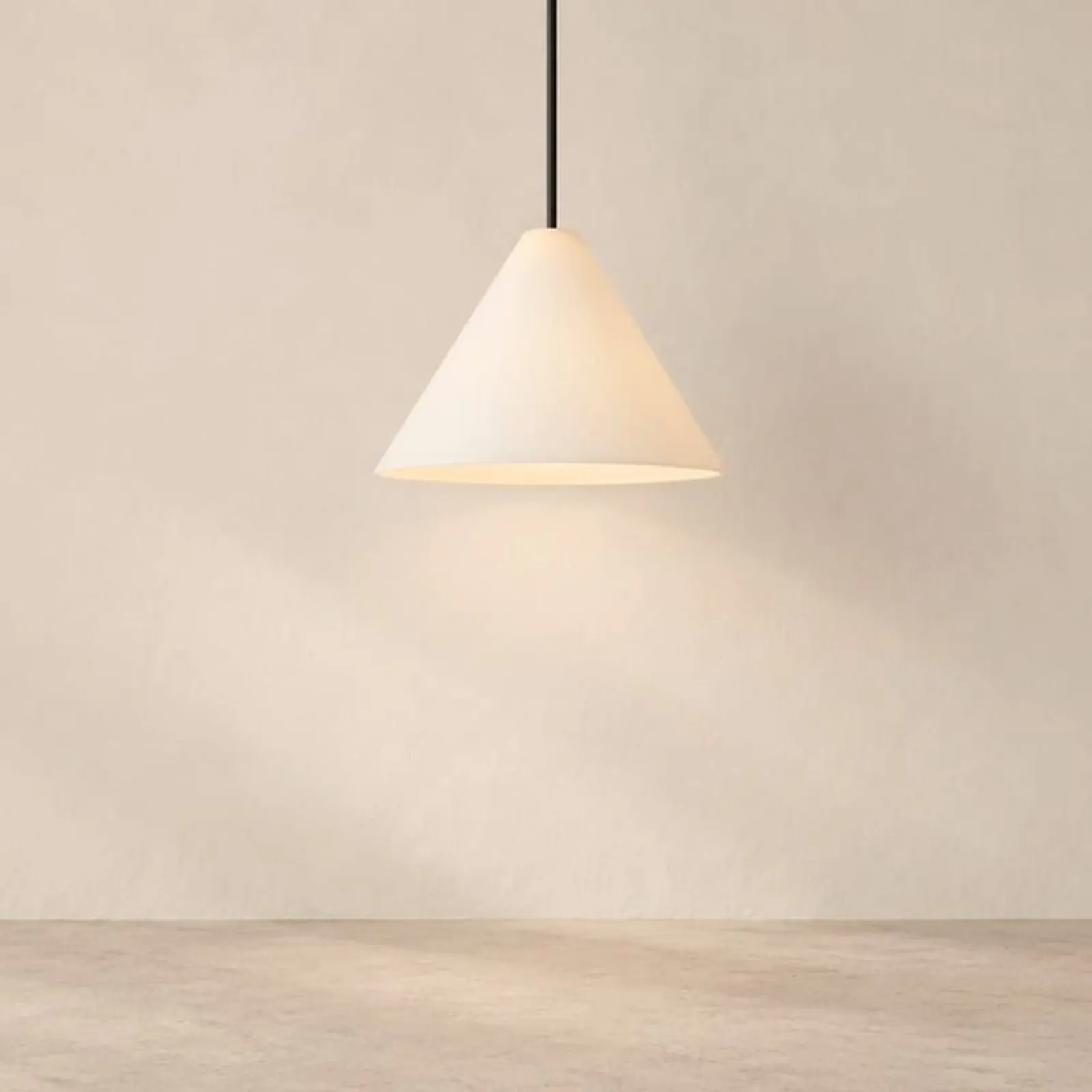 Suspension Grund blanc craie