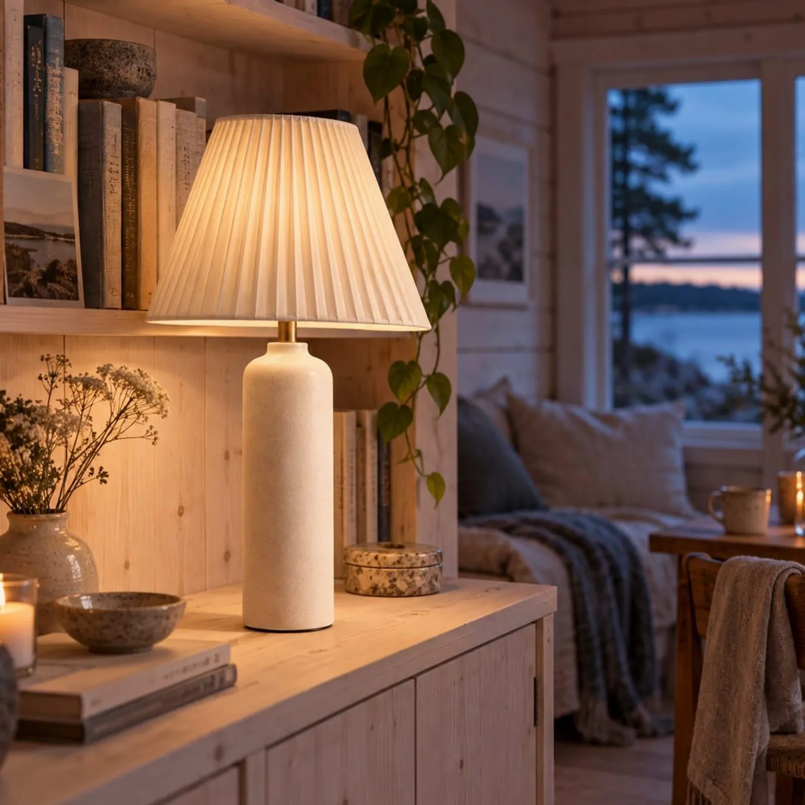 Lampe de table Vete sauge II - miniature 2
