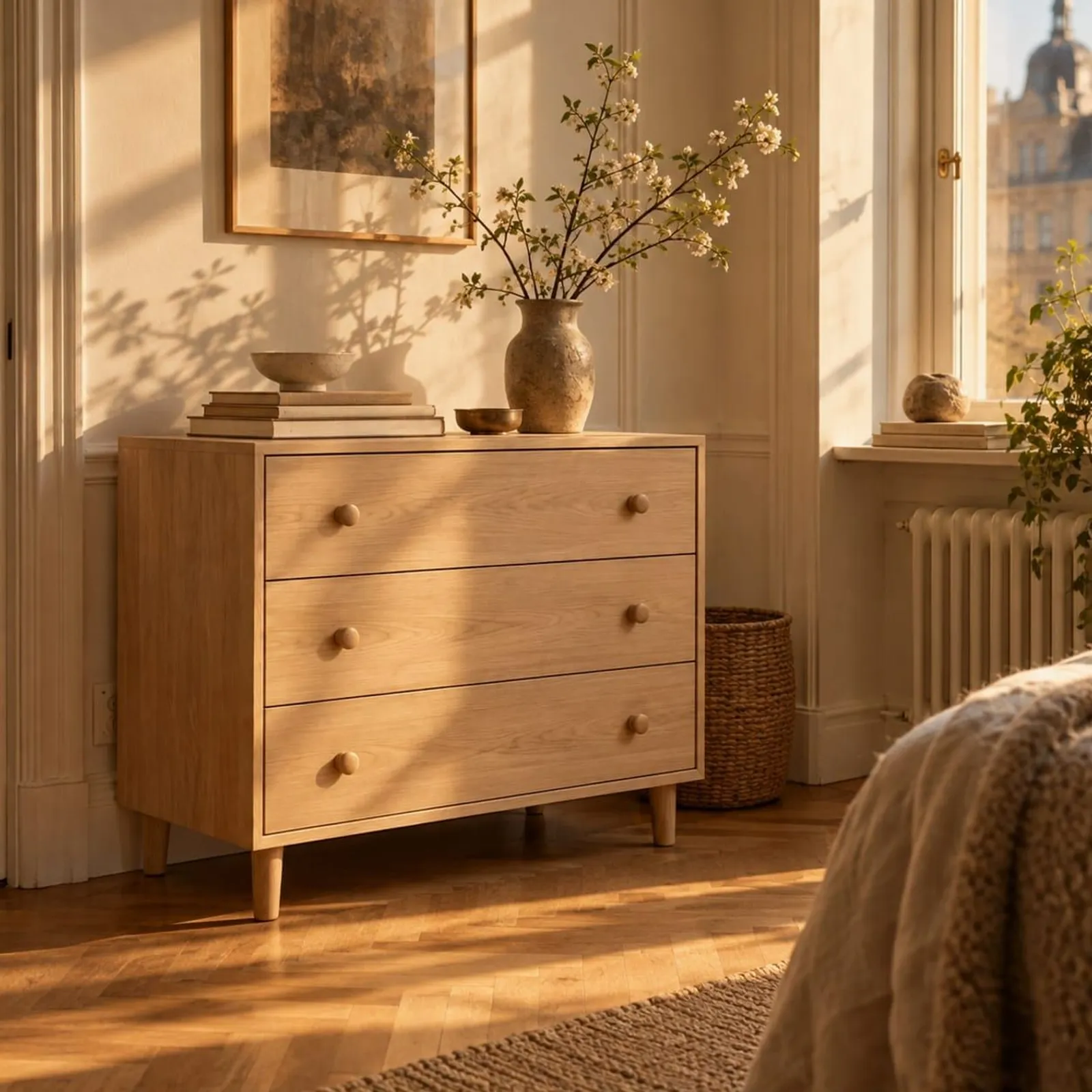 Commode Hägg en chêne - miniature 2