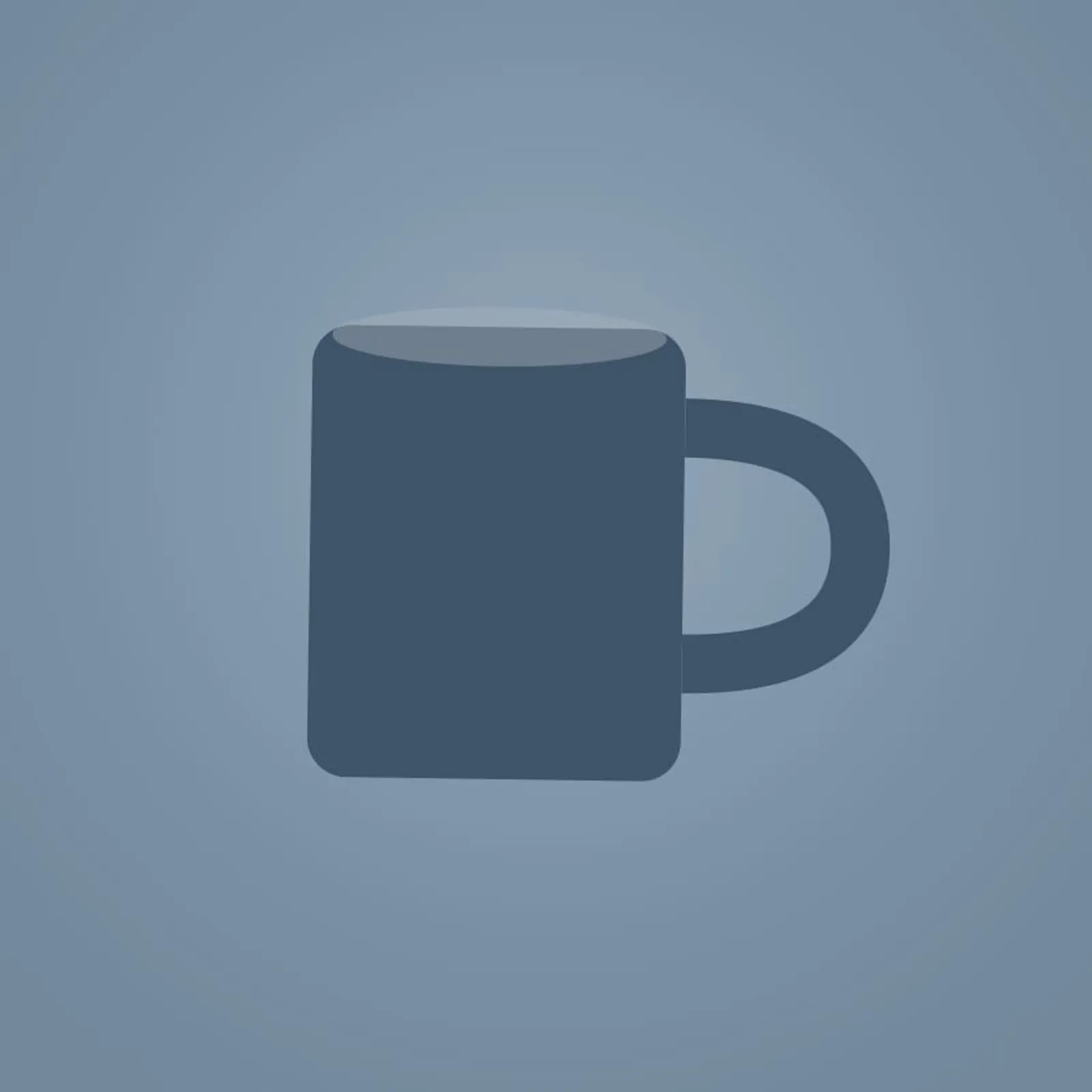 Mugg Myr Havsblå