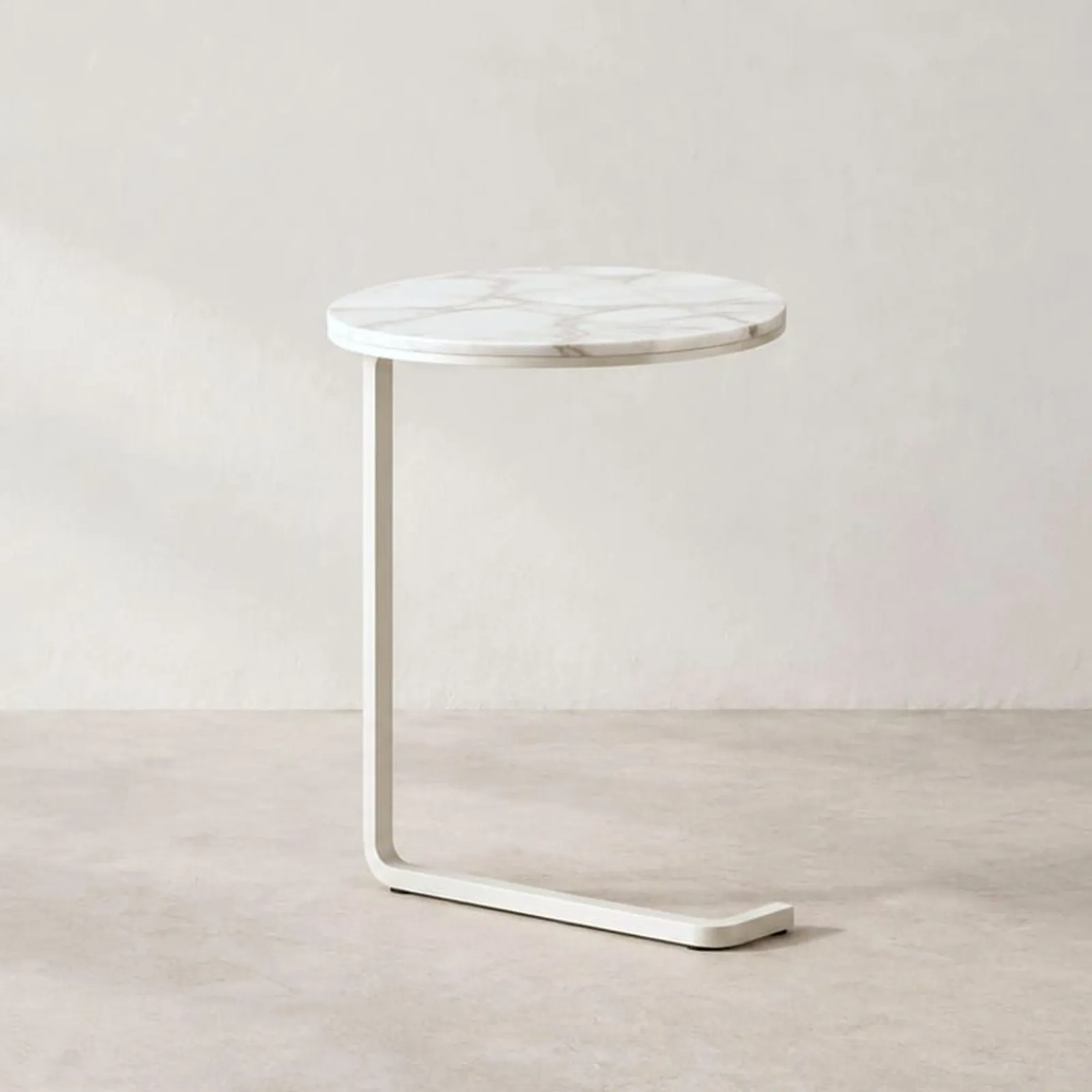 Table d’appoint Havre blanc craie III