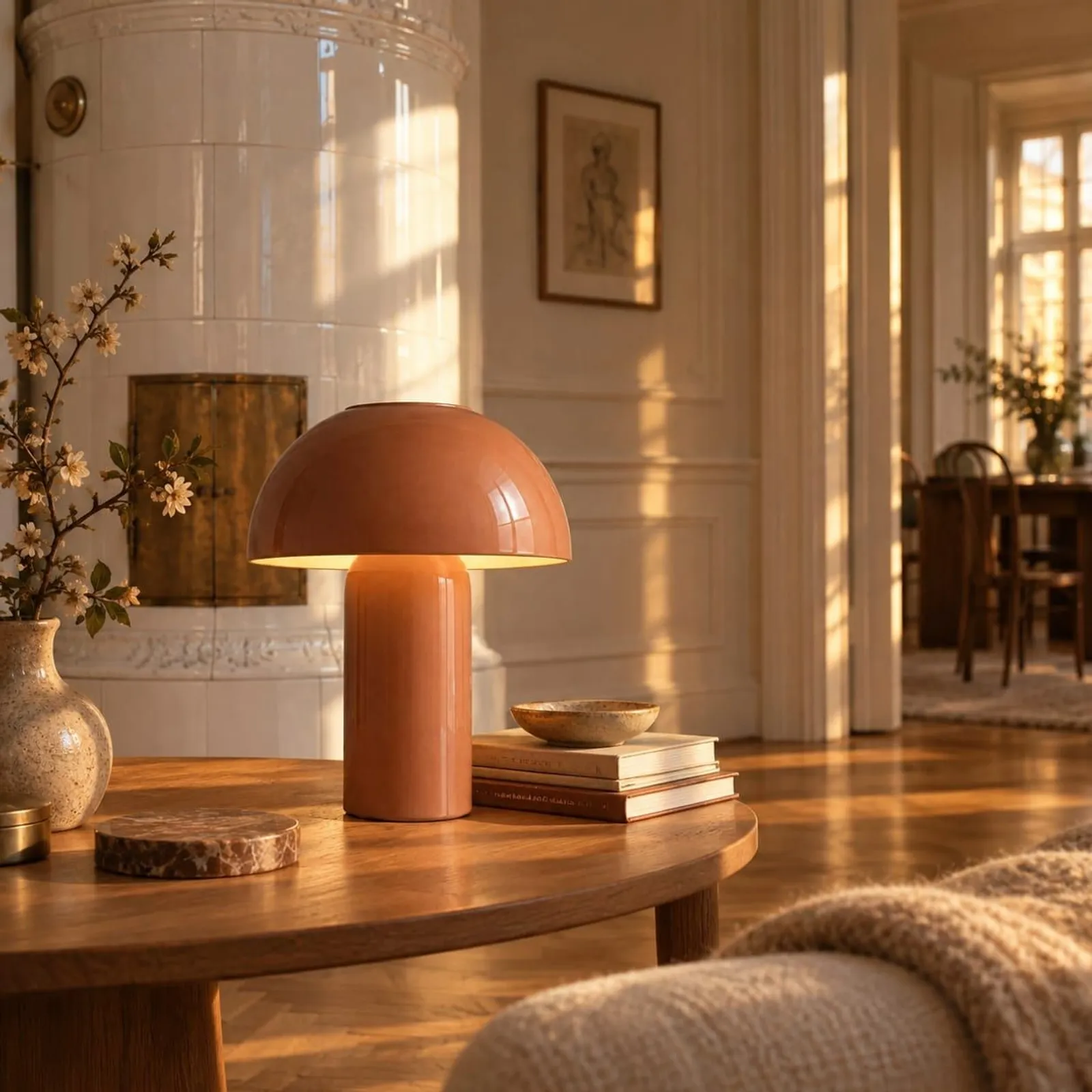 Lampe de table Mossa terracotta - miniature 2