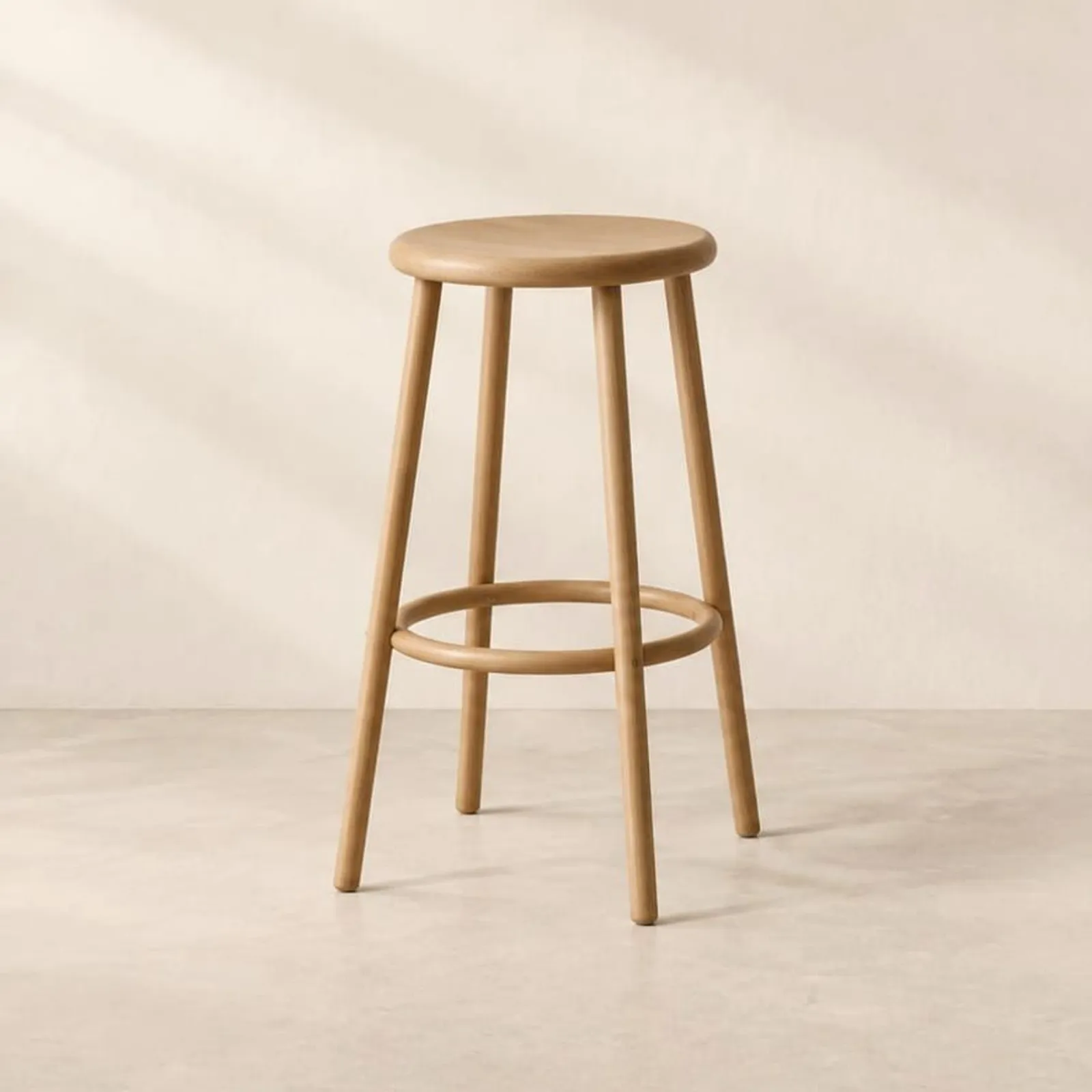 Tabouret Lind naturel - miniature 1