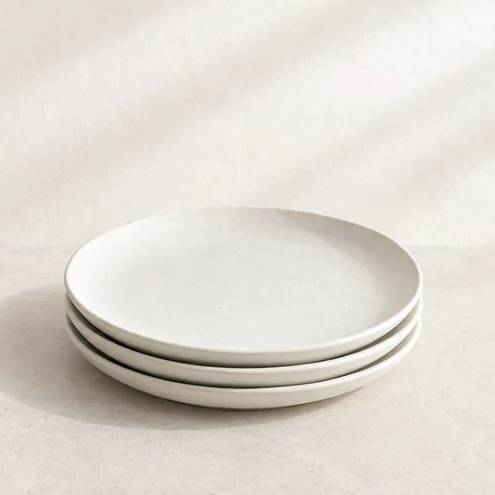 Assiette Enen blanc craie II - miniature 1