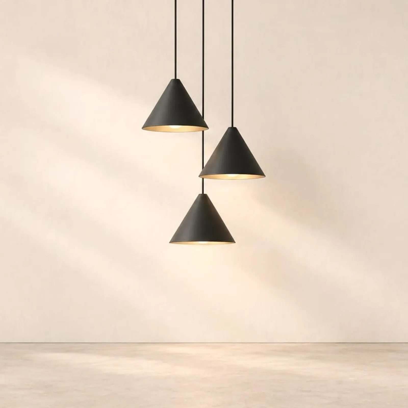 Suspension Fläder charbon II