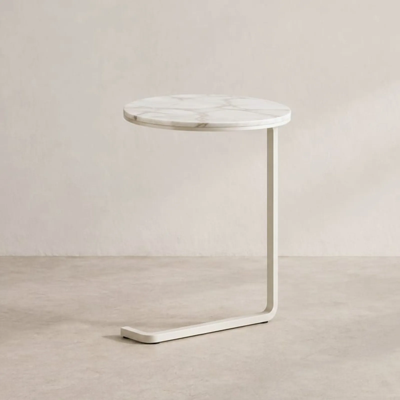 Table d’appoint Skogen blanc craie II - miniature 1