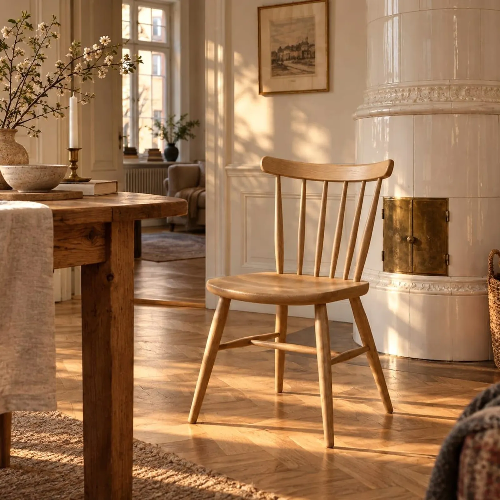 Chaise Bryggan charbon - miniature 3