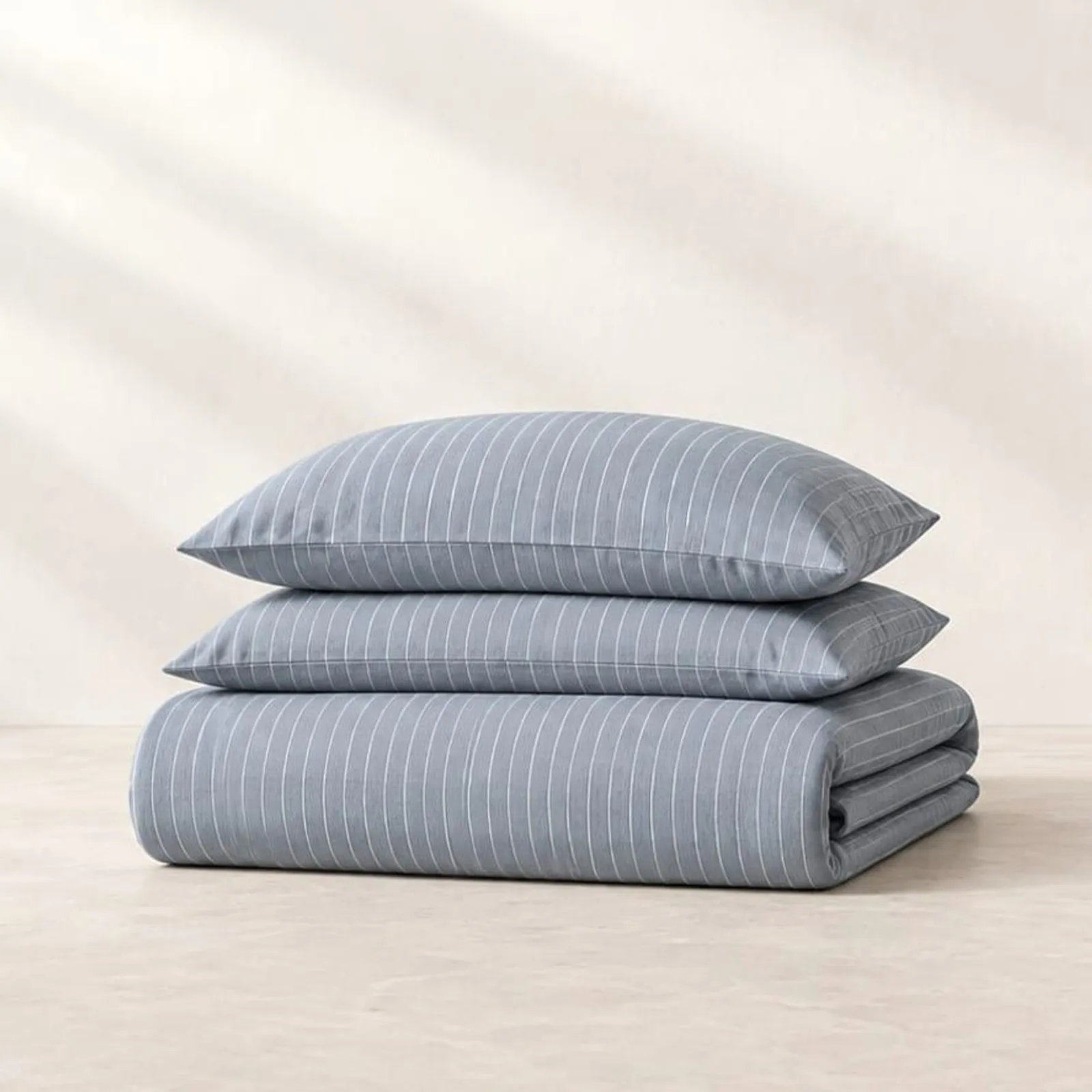 Parure de lit Nypon bleu océan II