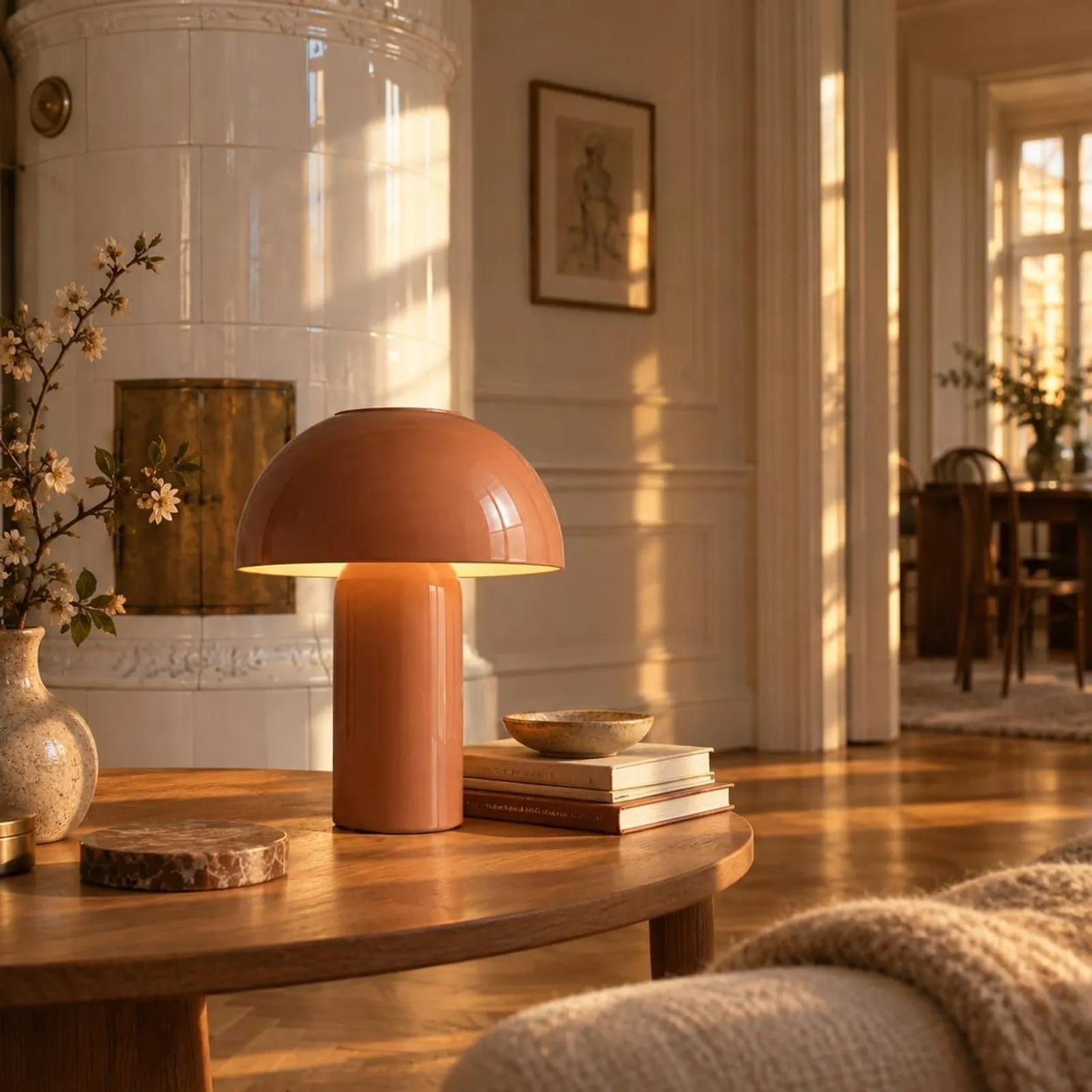 Lampe de table Fläder ocre IV - miniature 2