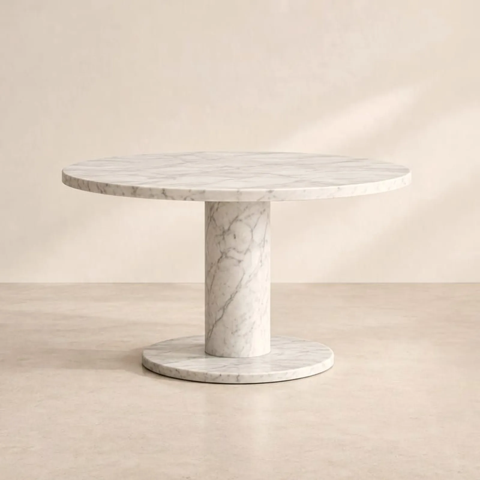 Table à manger Udde blanc craie - miniature 1