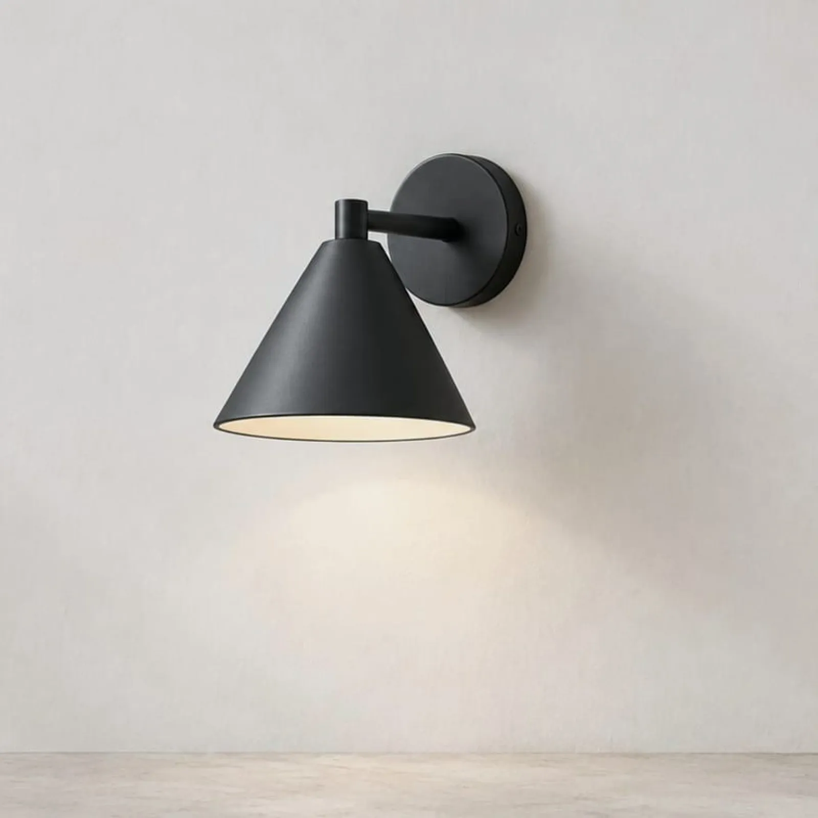 Vägglampa Vide Stål - miniatyr 1
