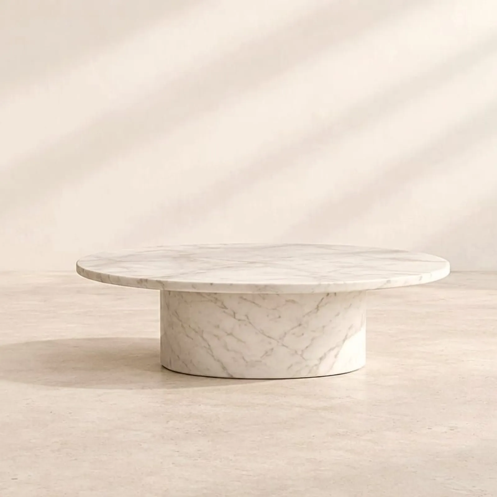 Table basse Alm en marbre
