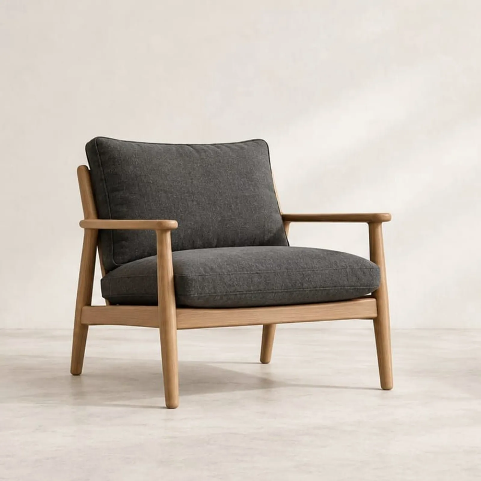 Fauteuil Grund charbon III - miniature 1