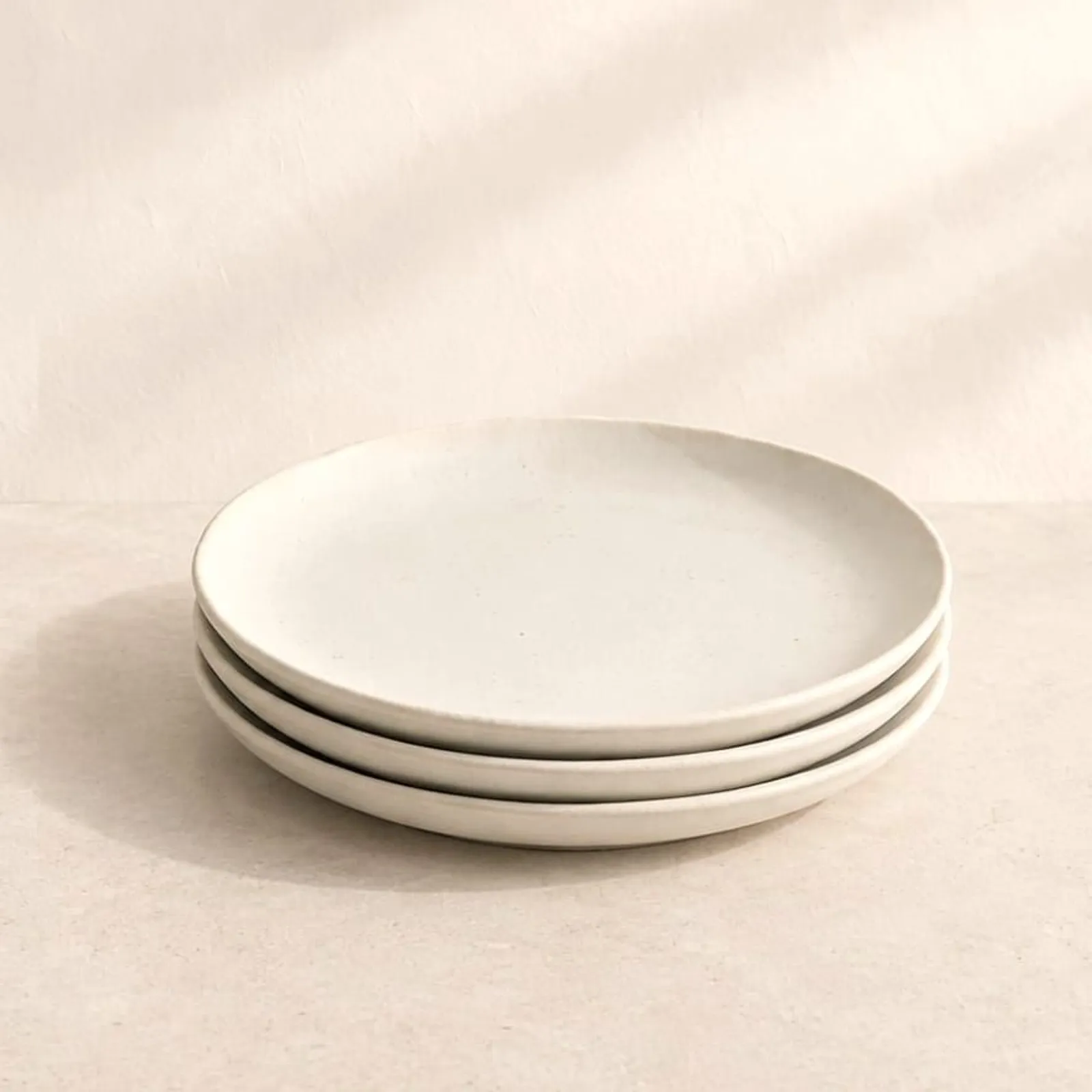 Assiette Enen blanc craie - miniature 1
