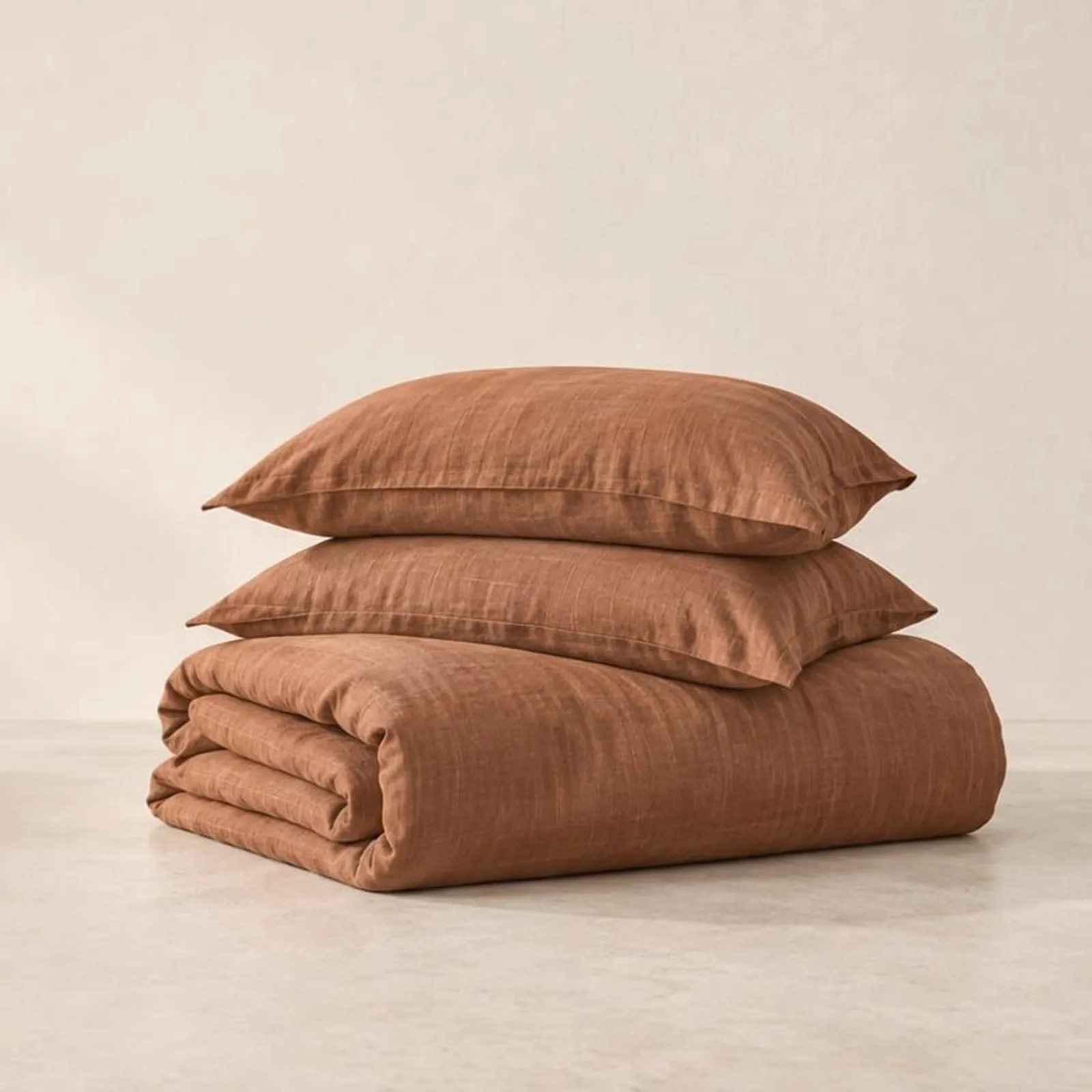 Parure de lit Ull rouille II