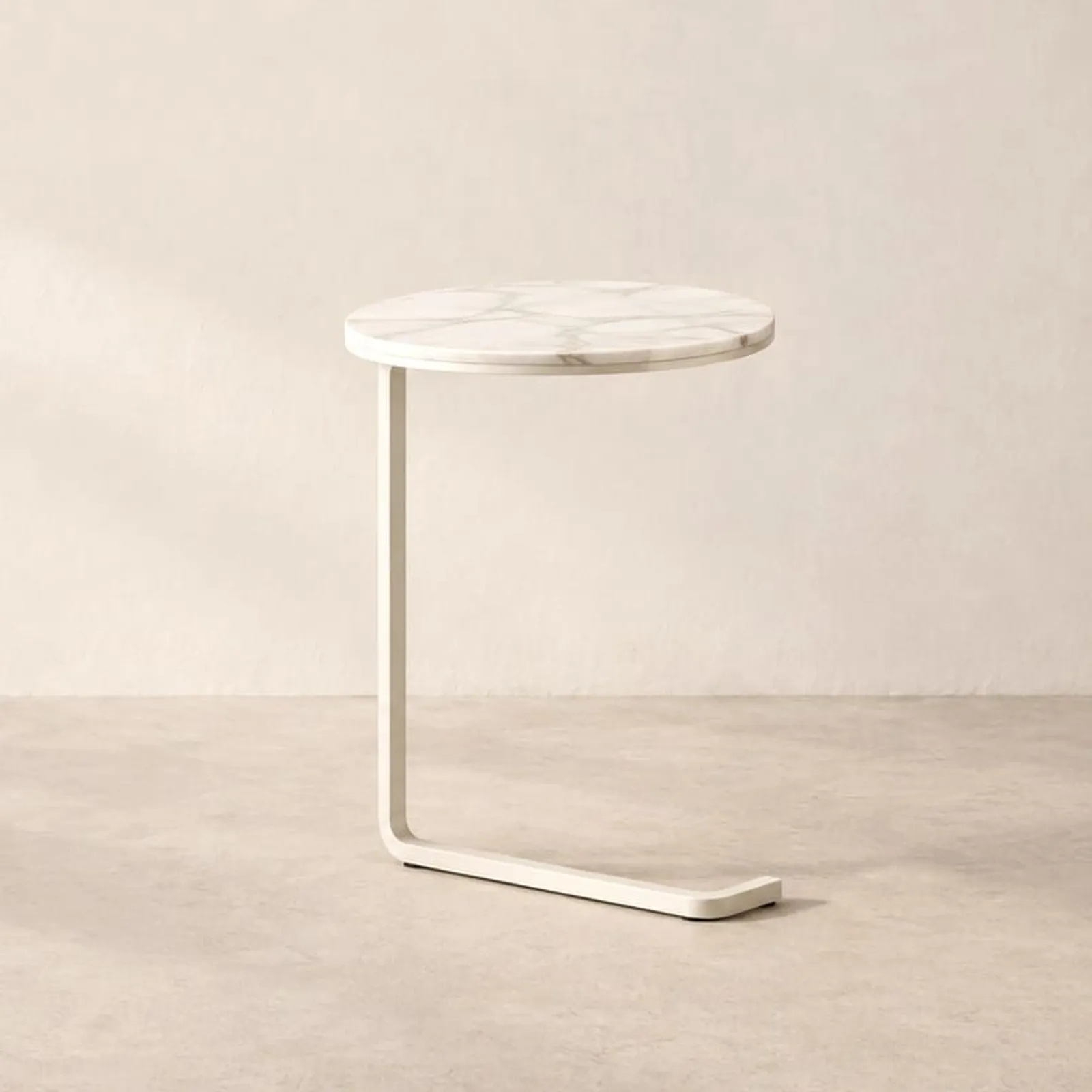 Table d’appoint Kulle blanc craie III - miniature 1