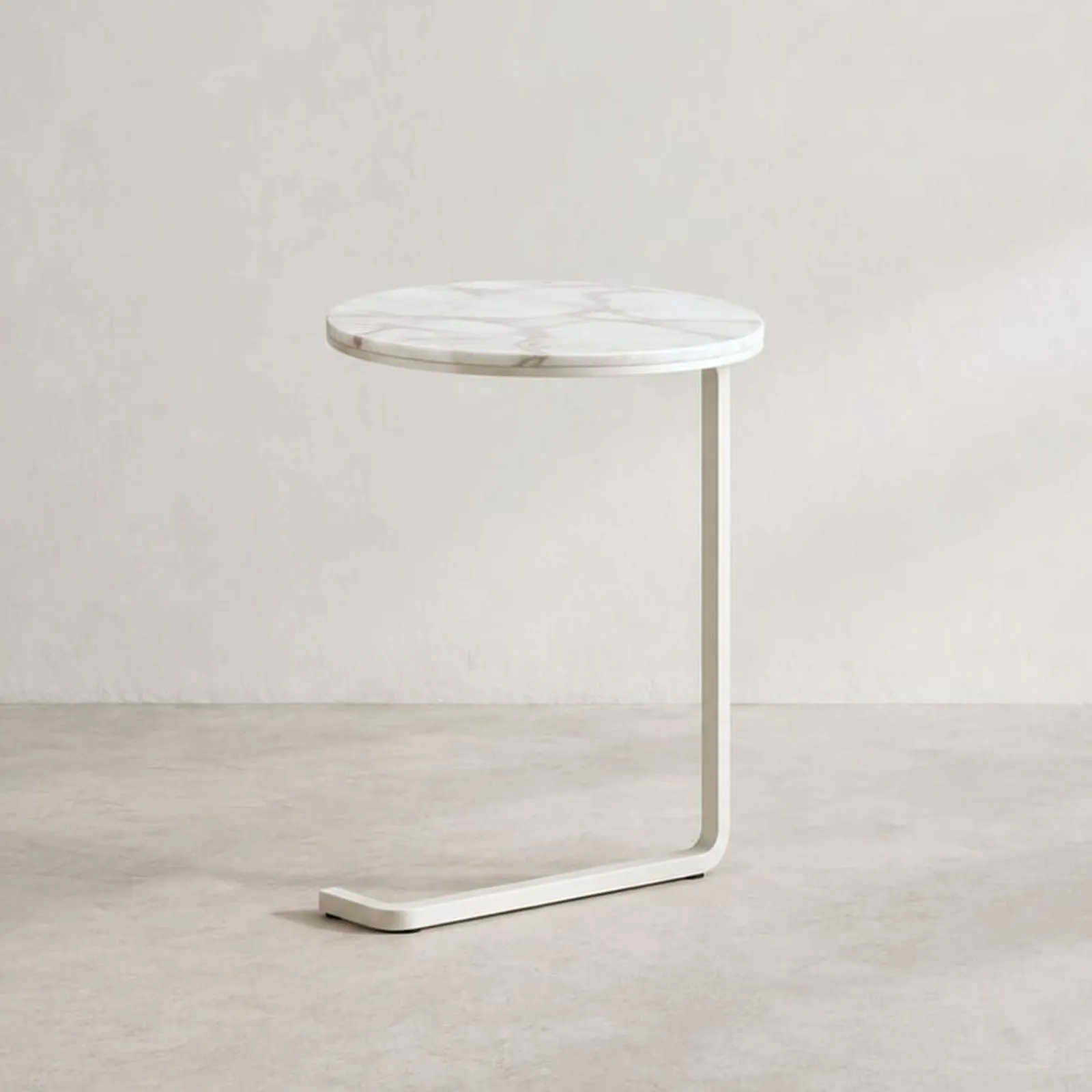 Table d’appoint Strand blanc craie III