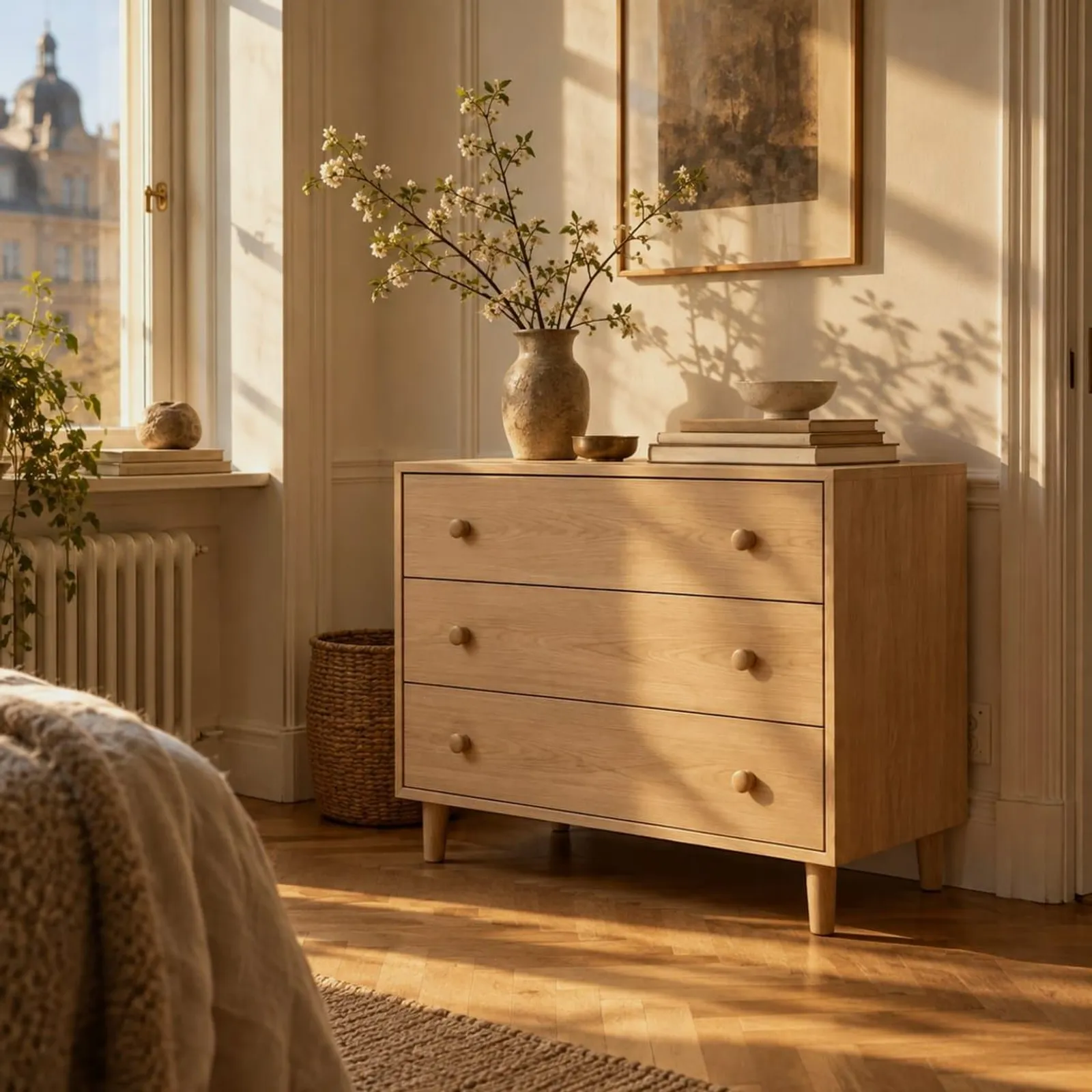 Commode Alm blanc craie II - miniature 3