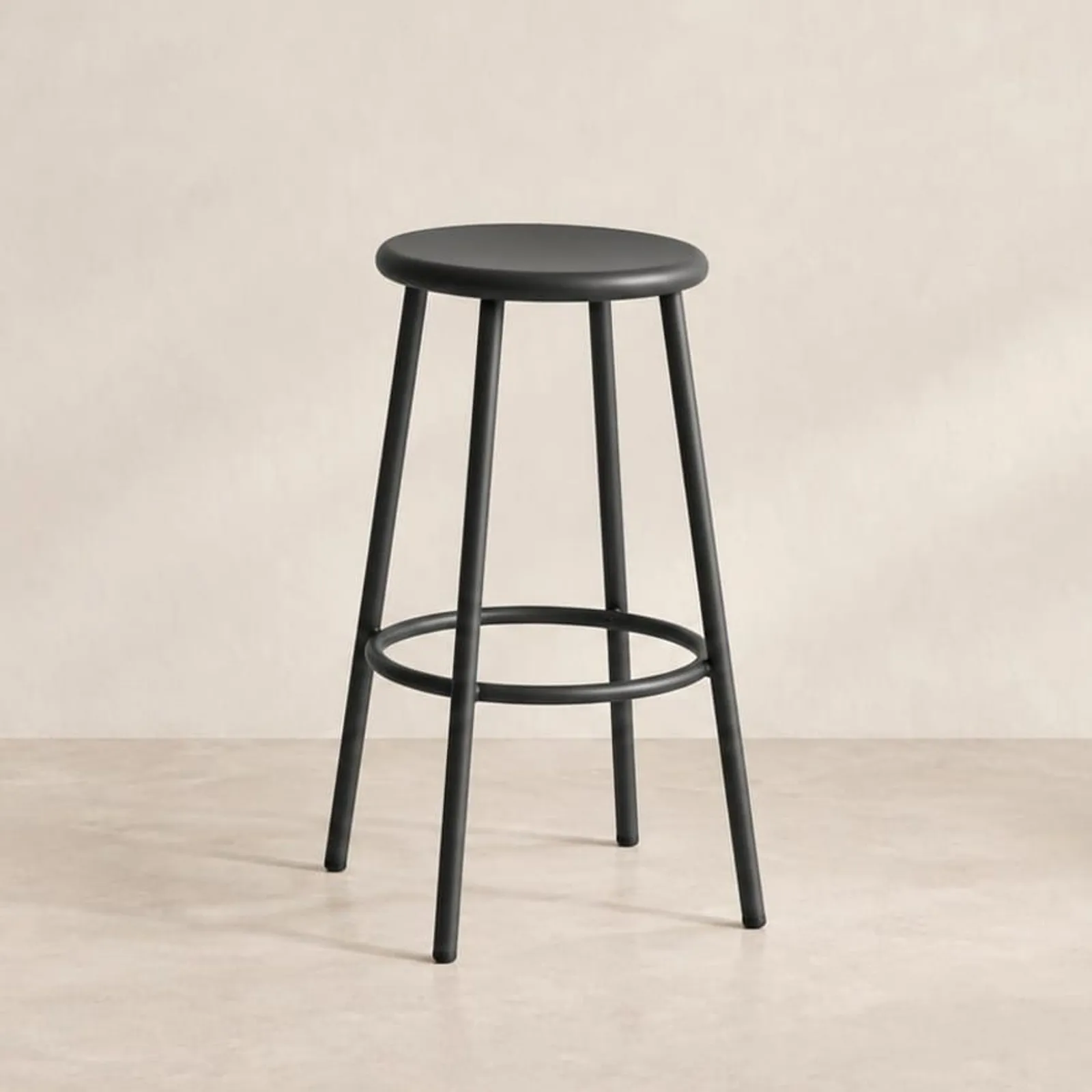 Tabouret Grund charbon - miniature 1