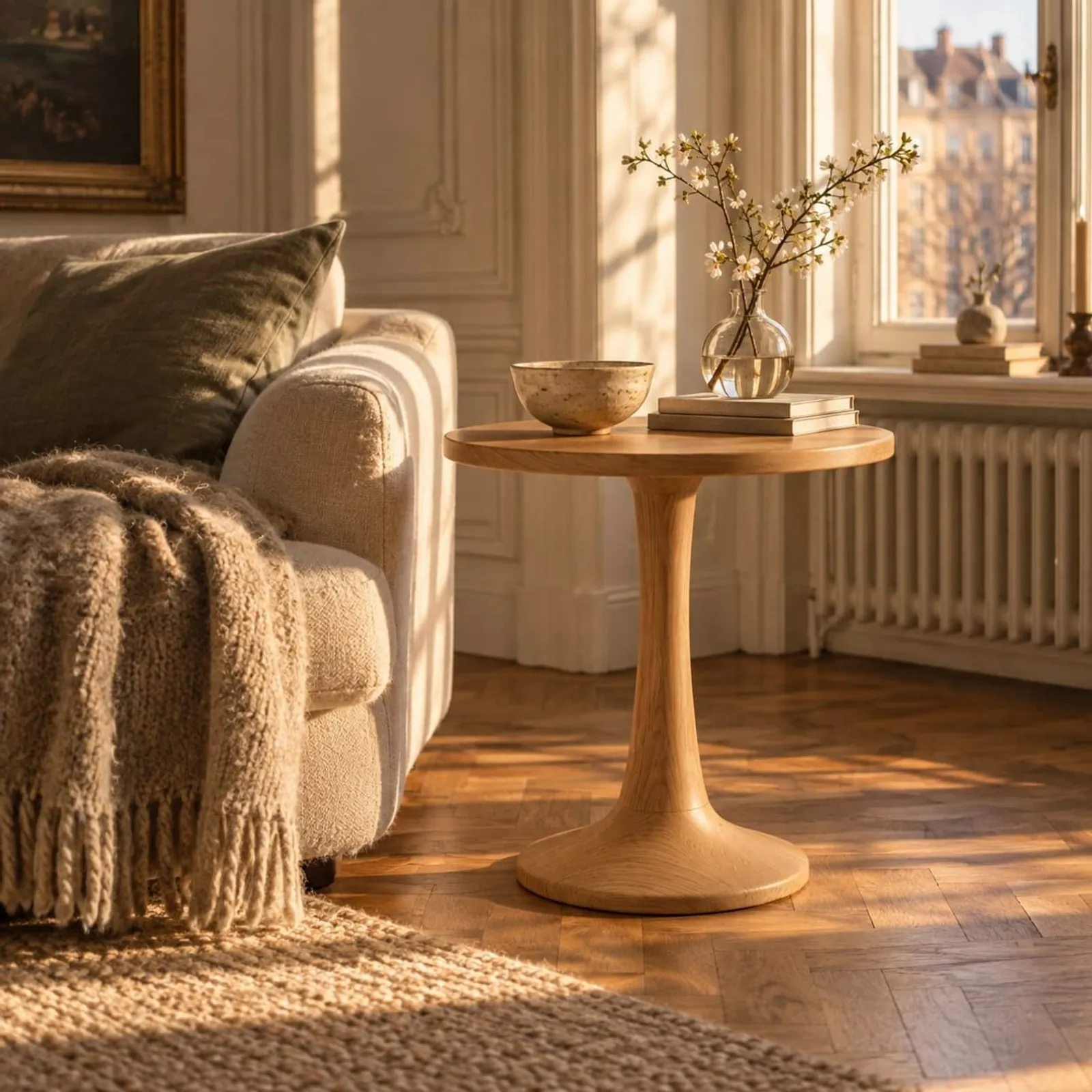 Table d’appoint Oxel en marbre - miniature 2
