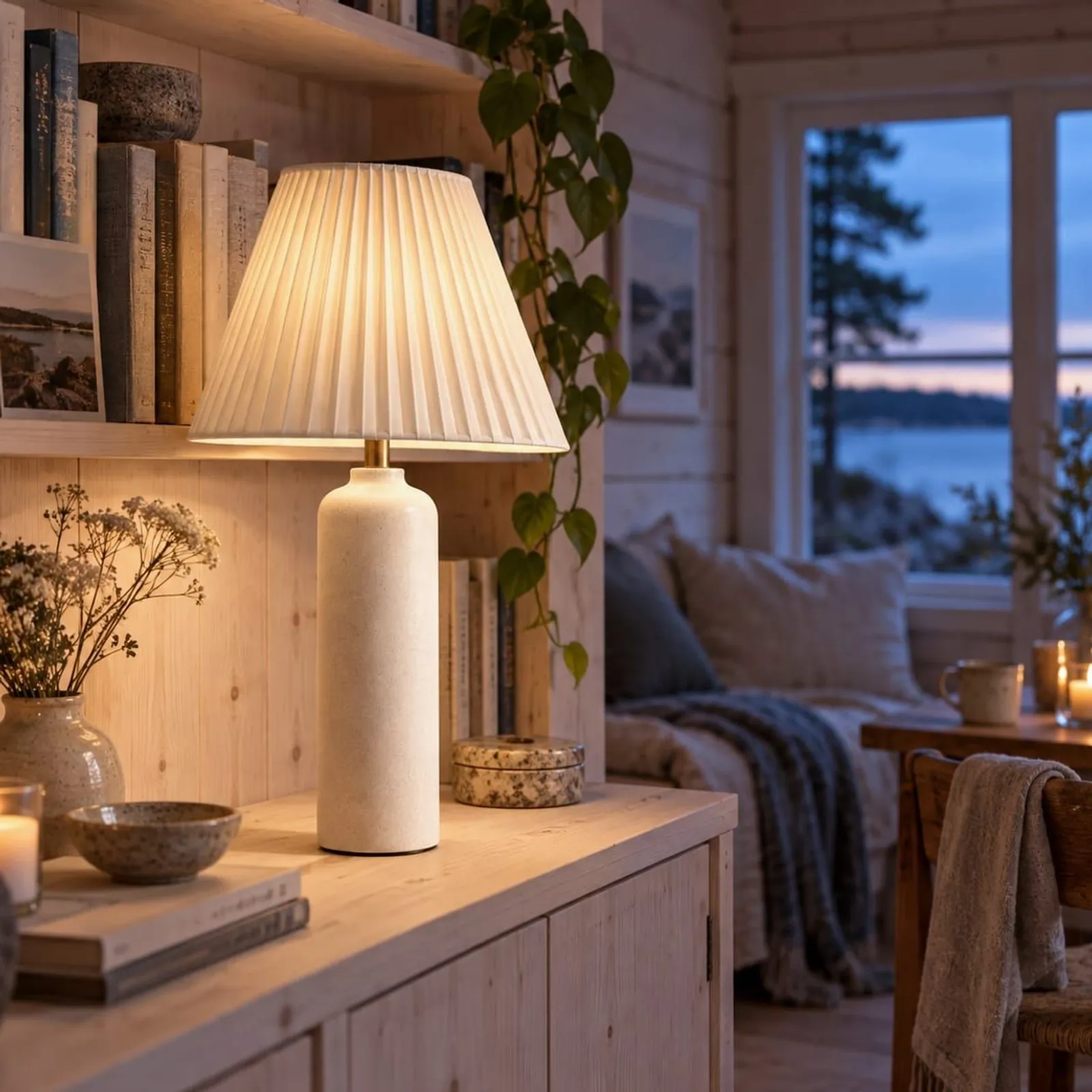 Bordslampa Malört Kritvit V - miniatyr 2