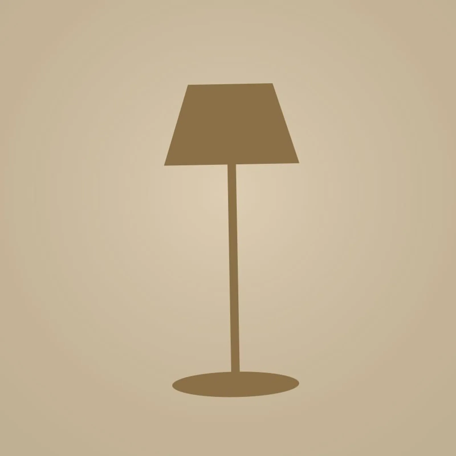 Golvlampa Slån Mässing