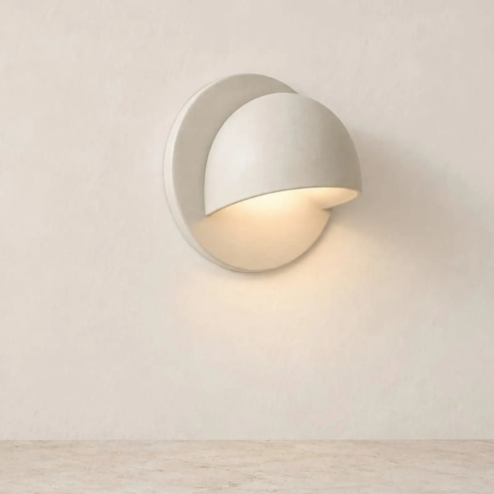 Vägglampa Holm Kritvit V - miniatyr 2
